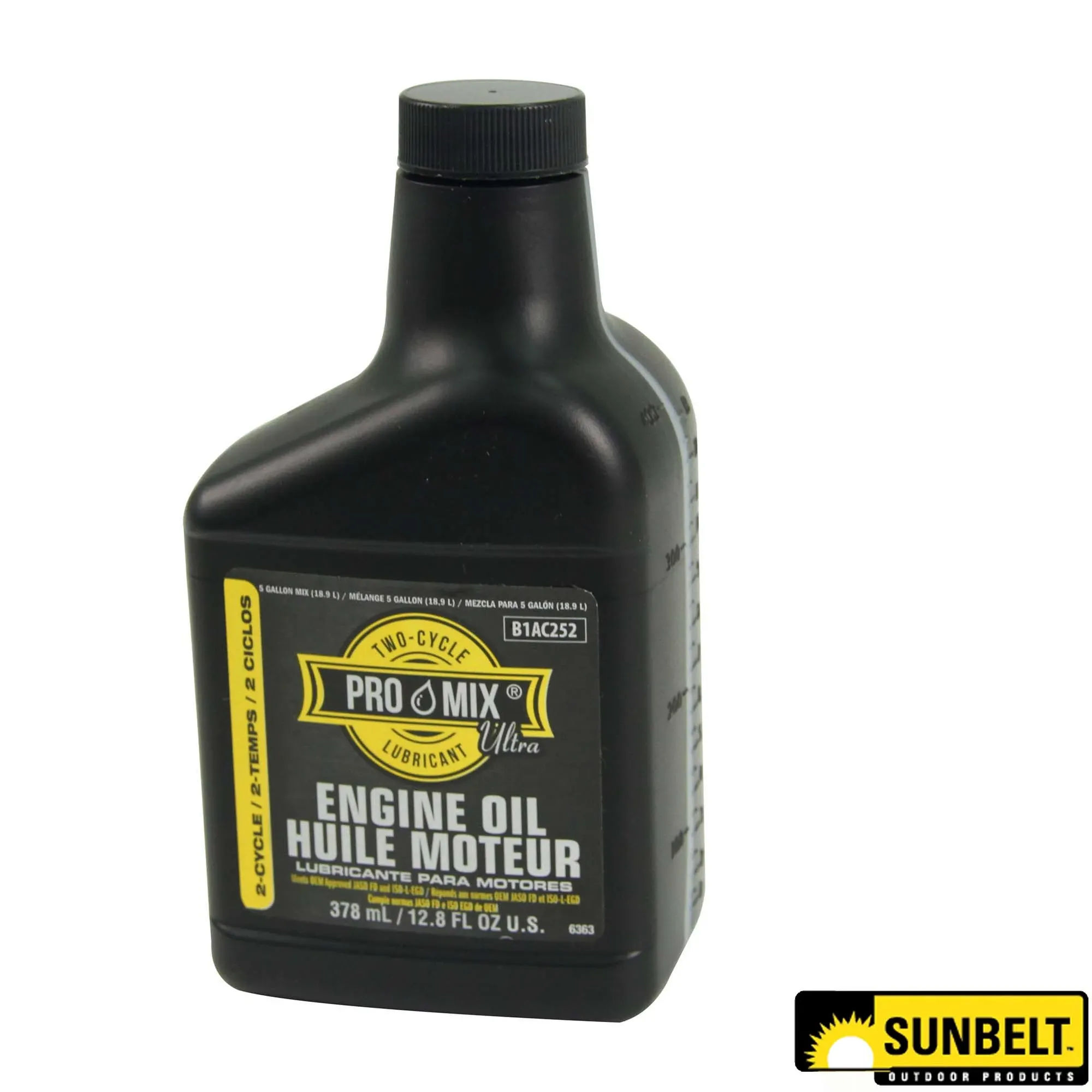 Sunbelt 2-Cycle Engine Oil, Champion™ Pro-Mix™ Ultra, 378.5 ml (12.8 Fluid Oz) - A-B1AC252