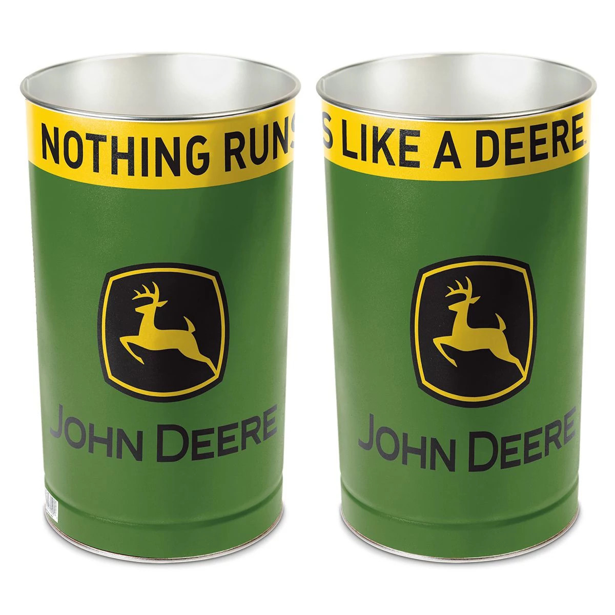"Nothing Runs Like a Deere Wastebasket"