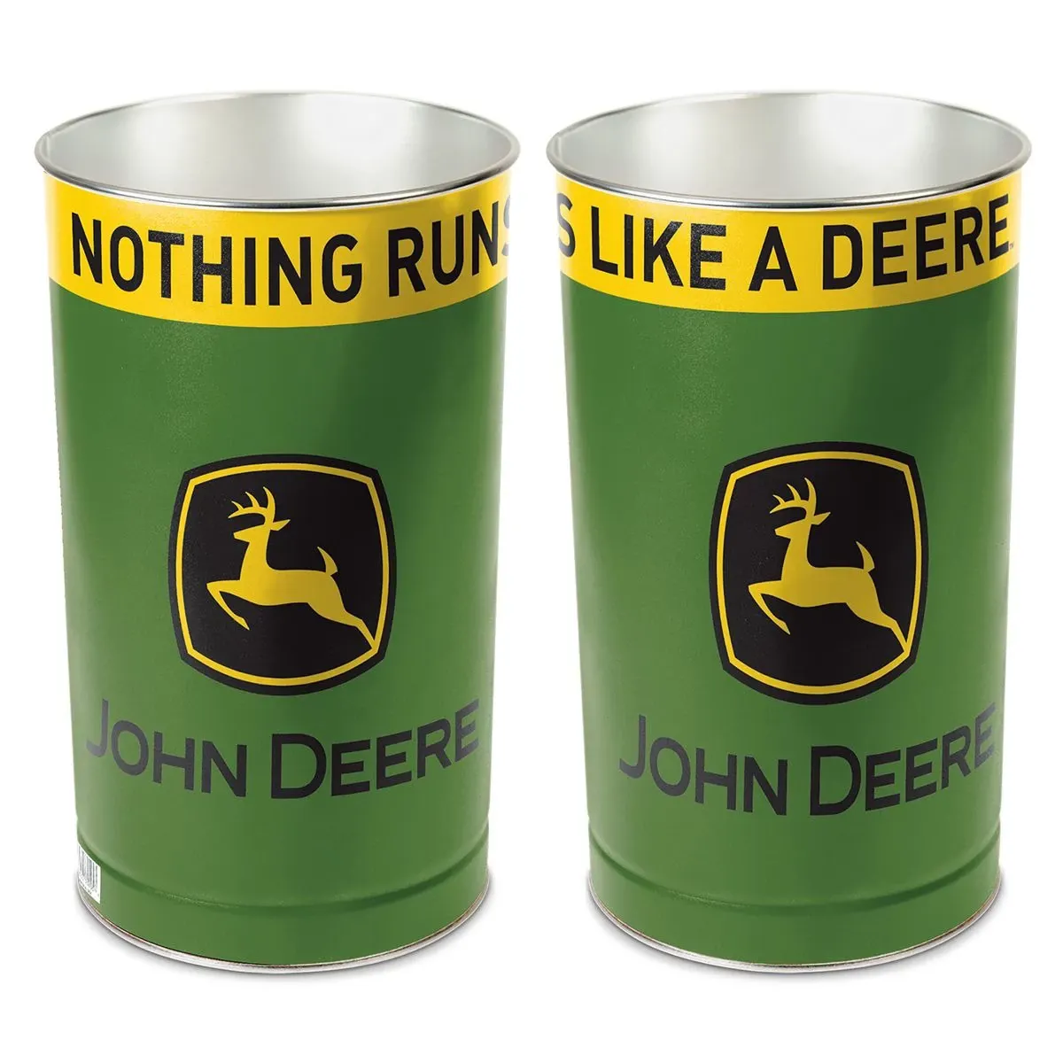 "Nothing Runs Like a Deere Wastebasket"