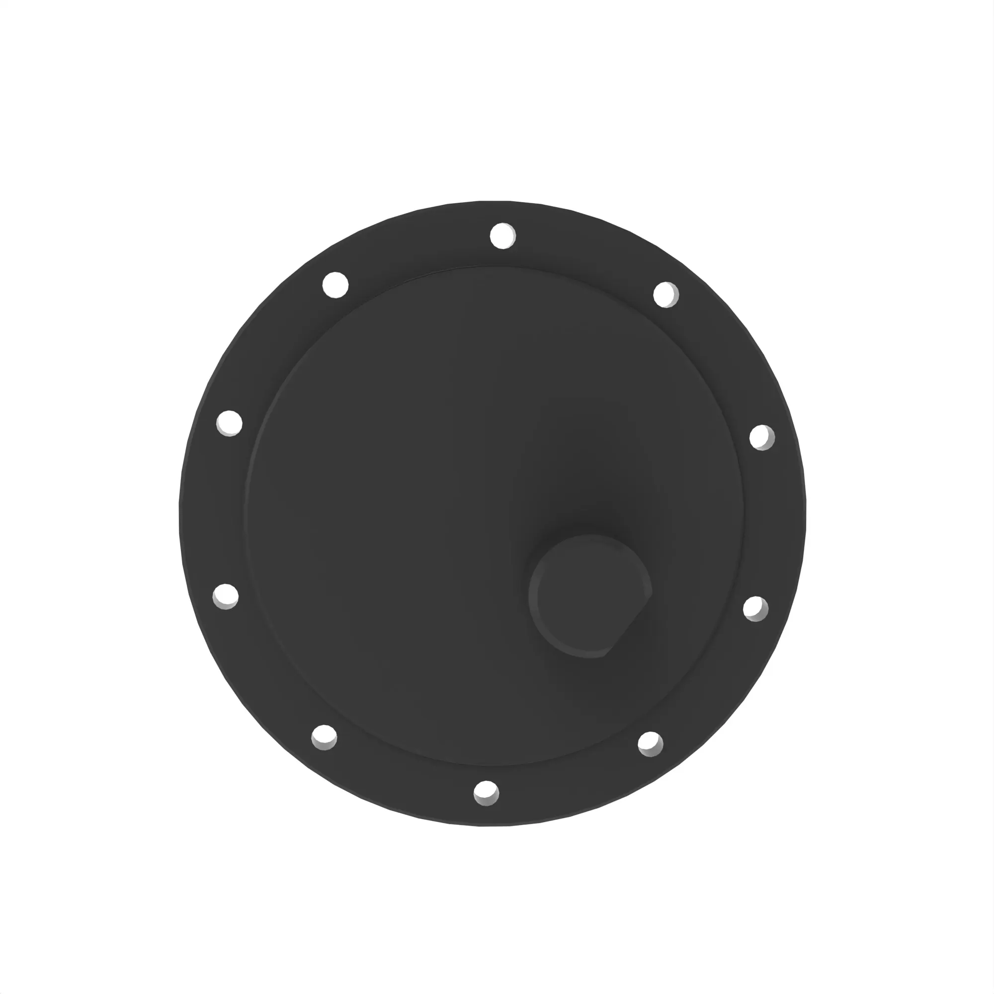 FLANGE CH7 PAINT DRW BLACK