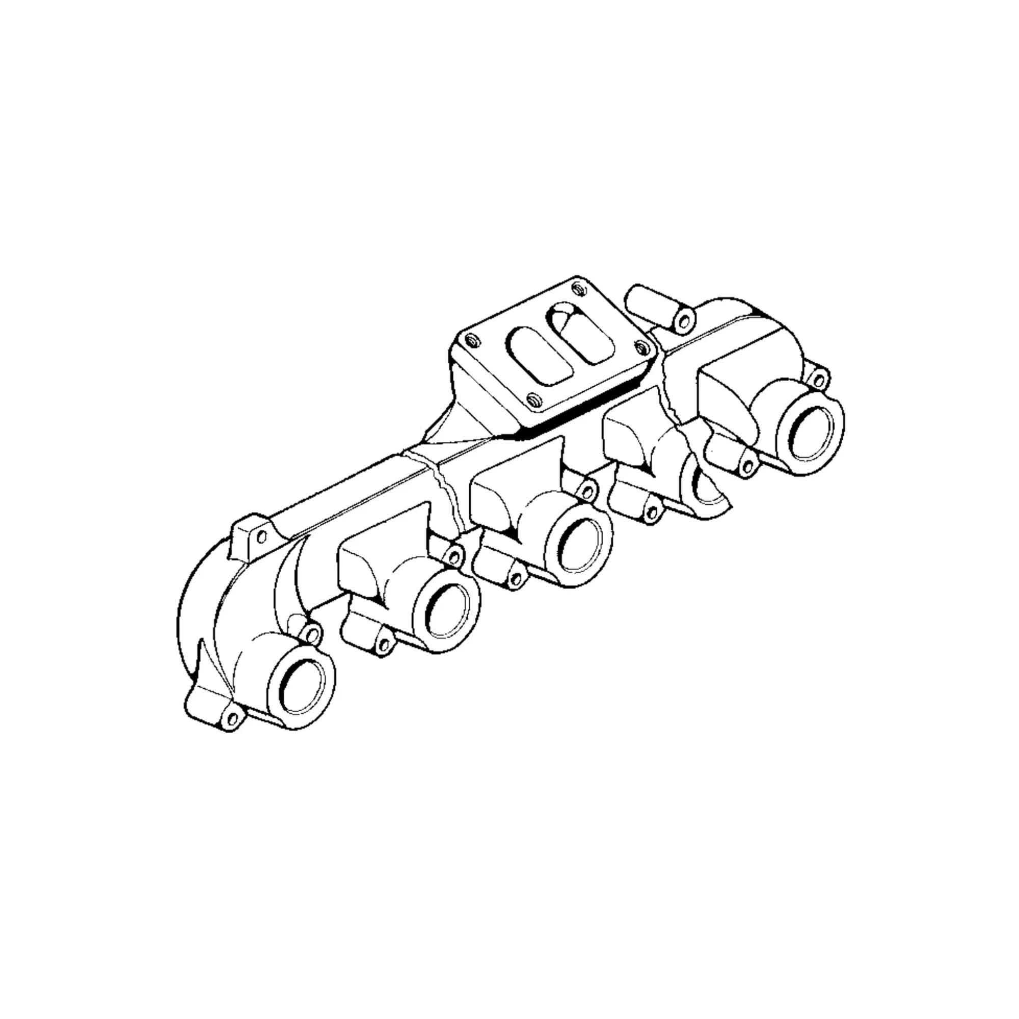 John Deere Exhaust Manifold - R119265