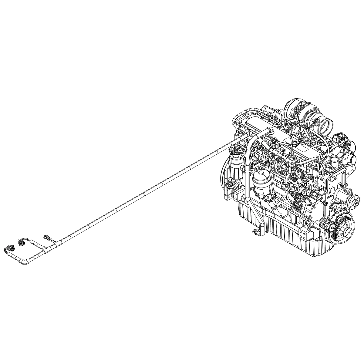 John Deere Diesel Engine, 9 Liter, T3 - RG38468