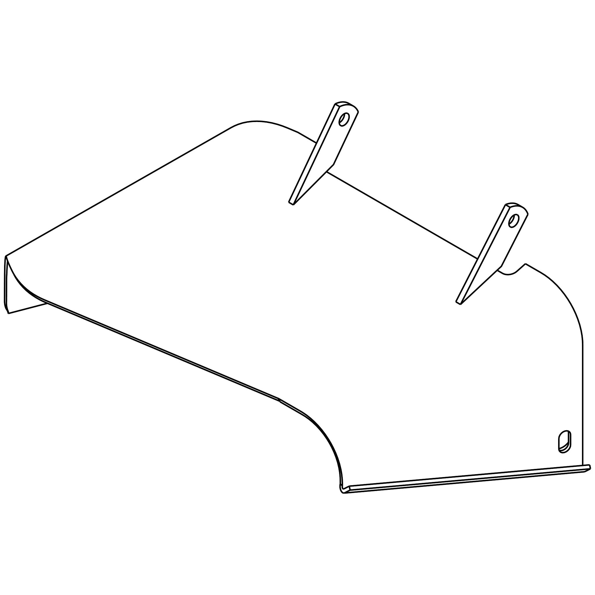John Deere Discharge Chute - LVA12915
