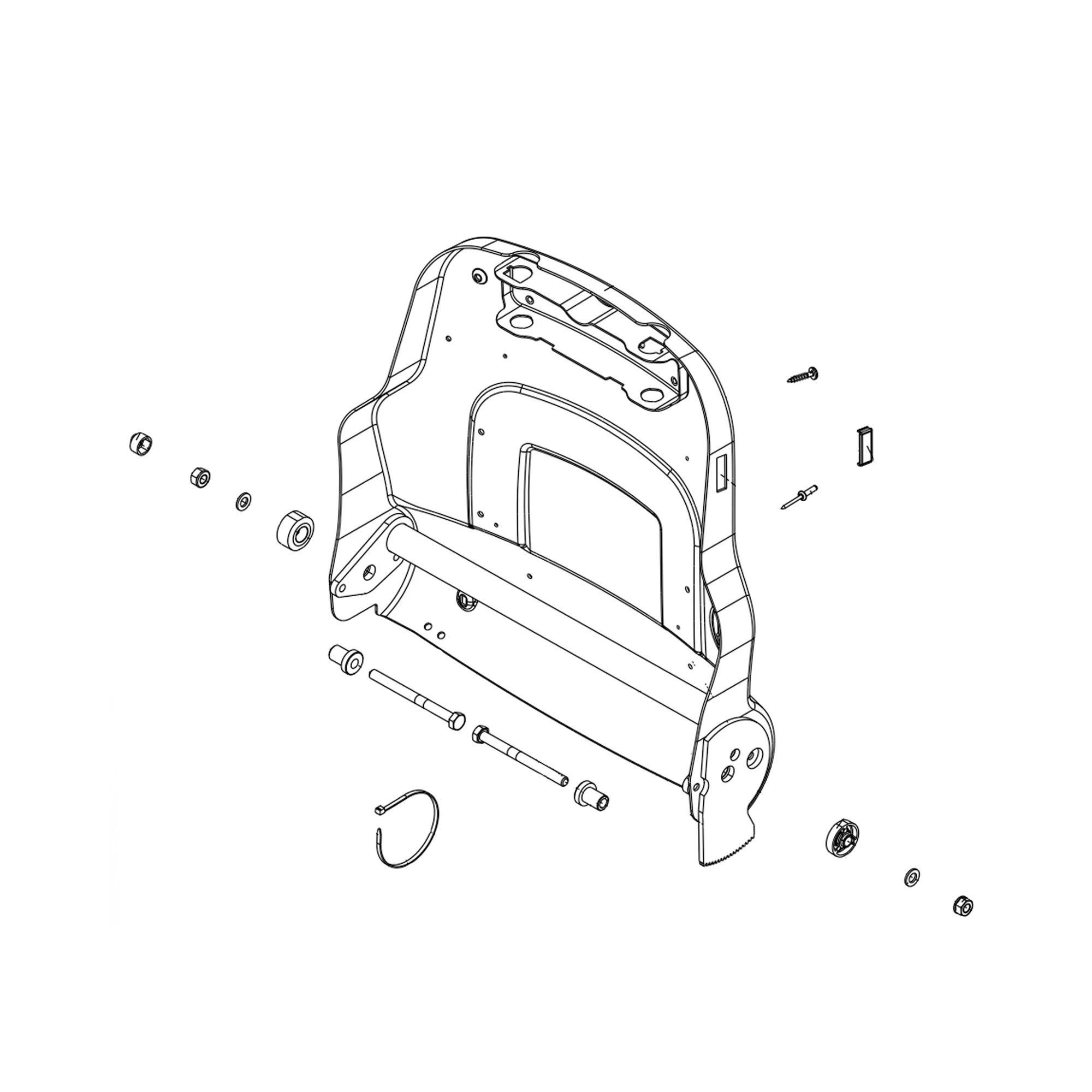John Deere Seat Back - AL210467