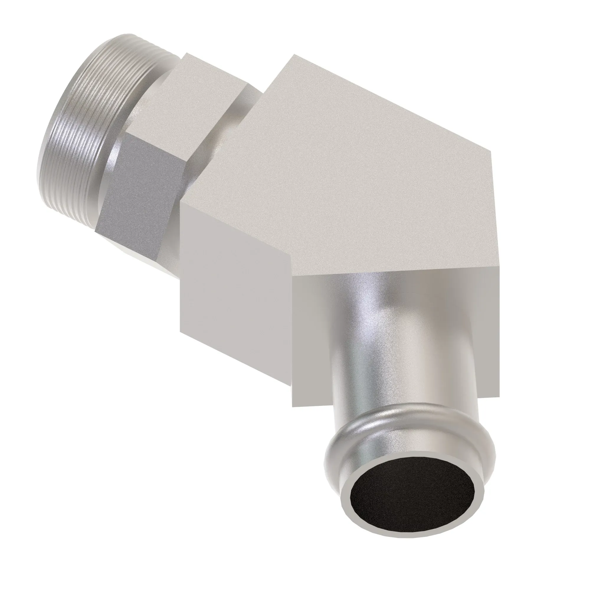 John Deere Male Adjustable 45 Degree Elbow Fitting - AH95488