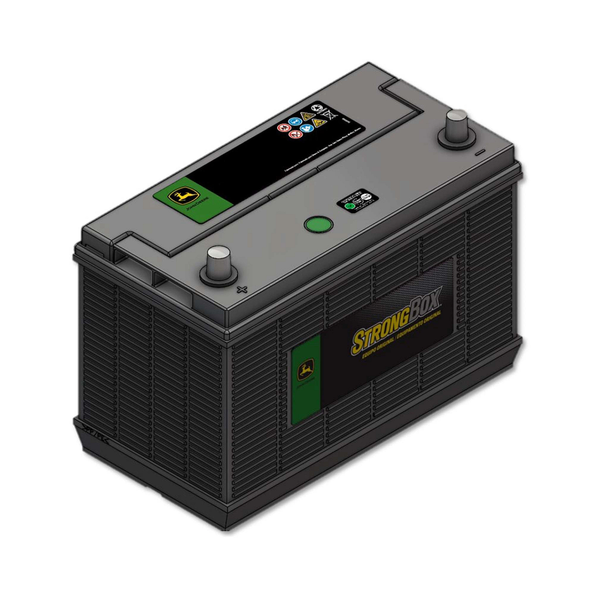 John Deere Wet Charged Battery, 12 Volt, 100 Ah, 750 CCA, 180 RC, 31 BCI - CQM20060