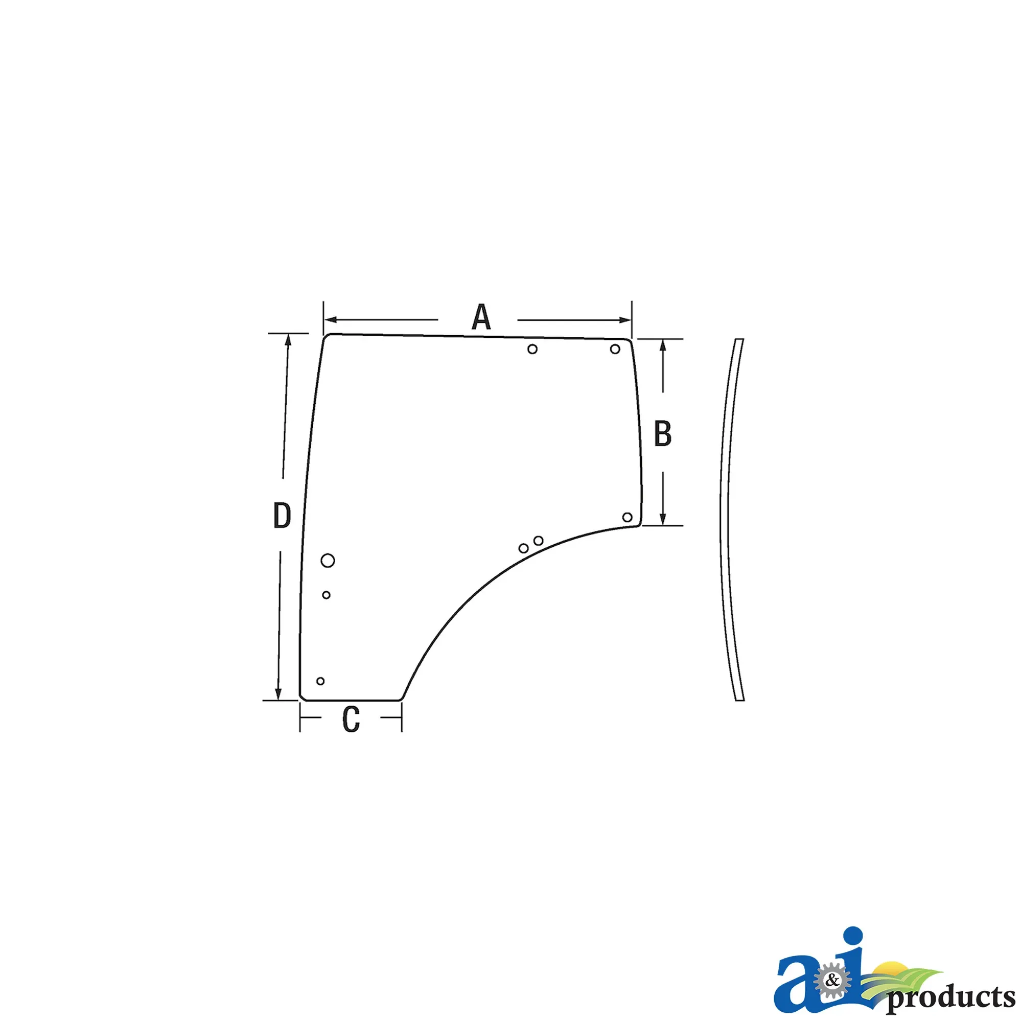A&I Products Windshield - A-L212967
