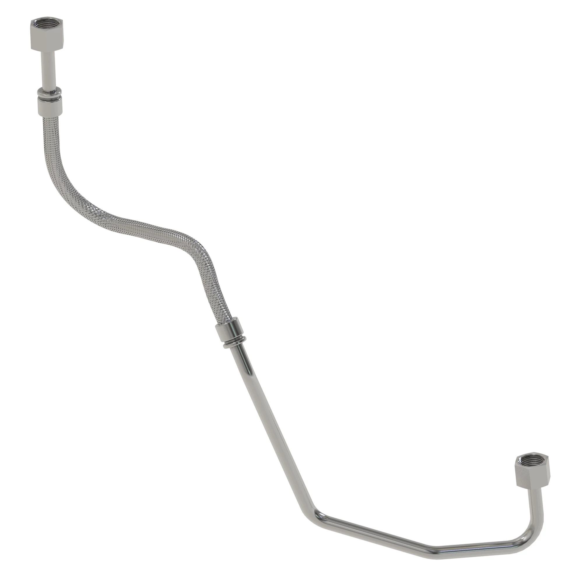 John Deere Turbocharger Coolant Outlet Line - RE553175