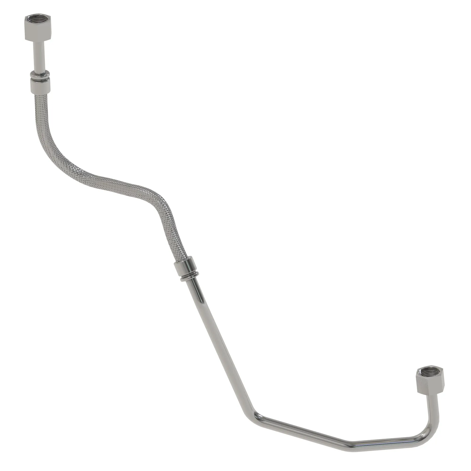 John Deere Turbocharger Coolant Outlet Line - RE553175