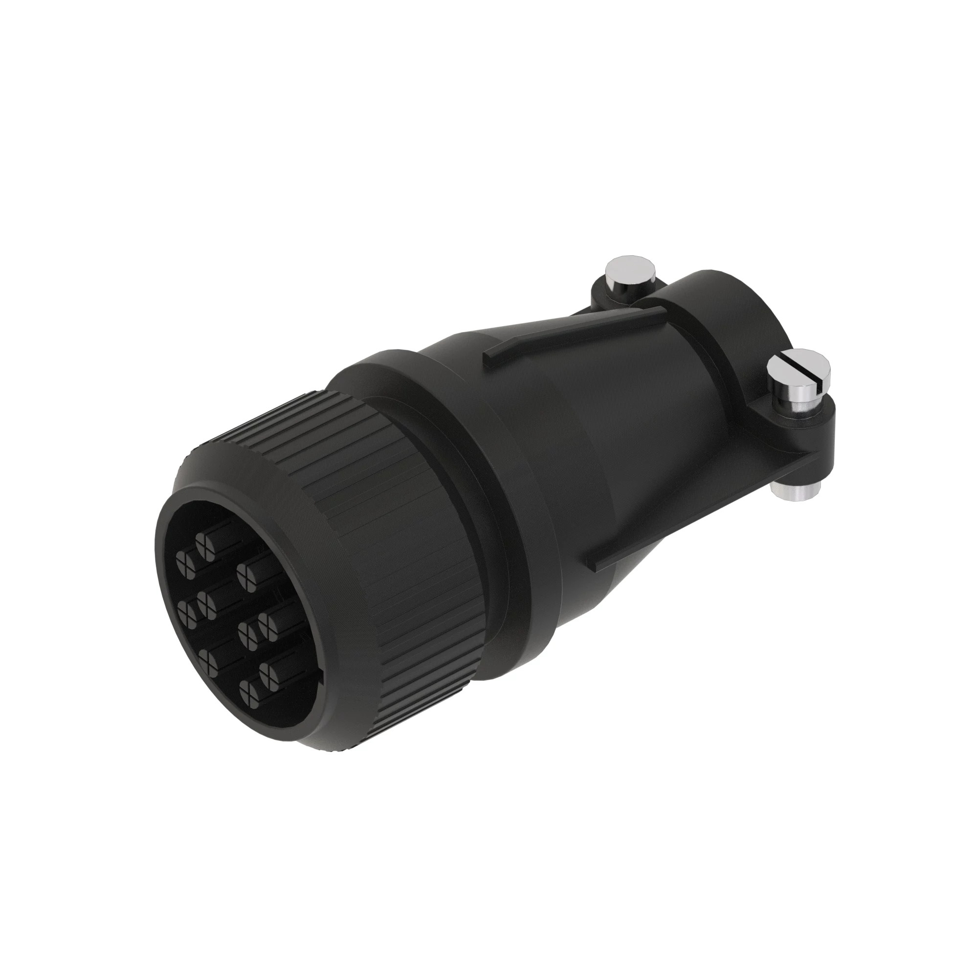 CONN AMPHENOL AC 10W MS BLK PLSTC
