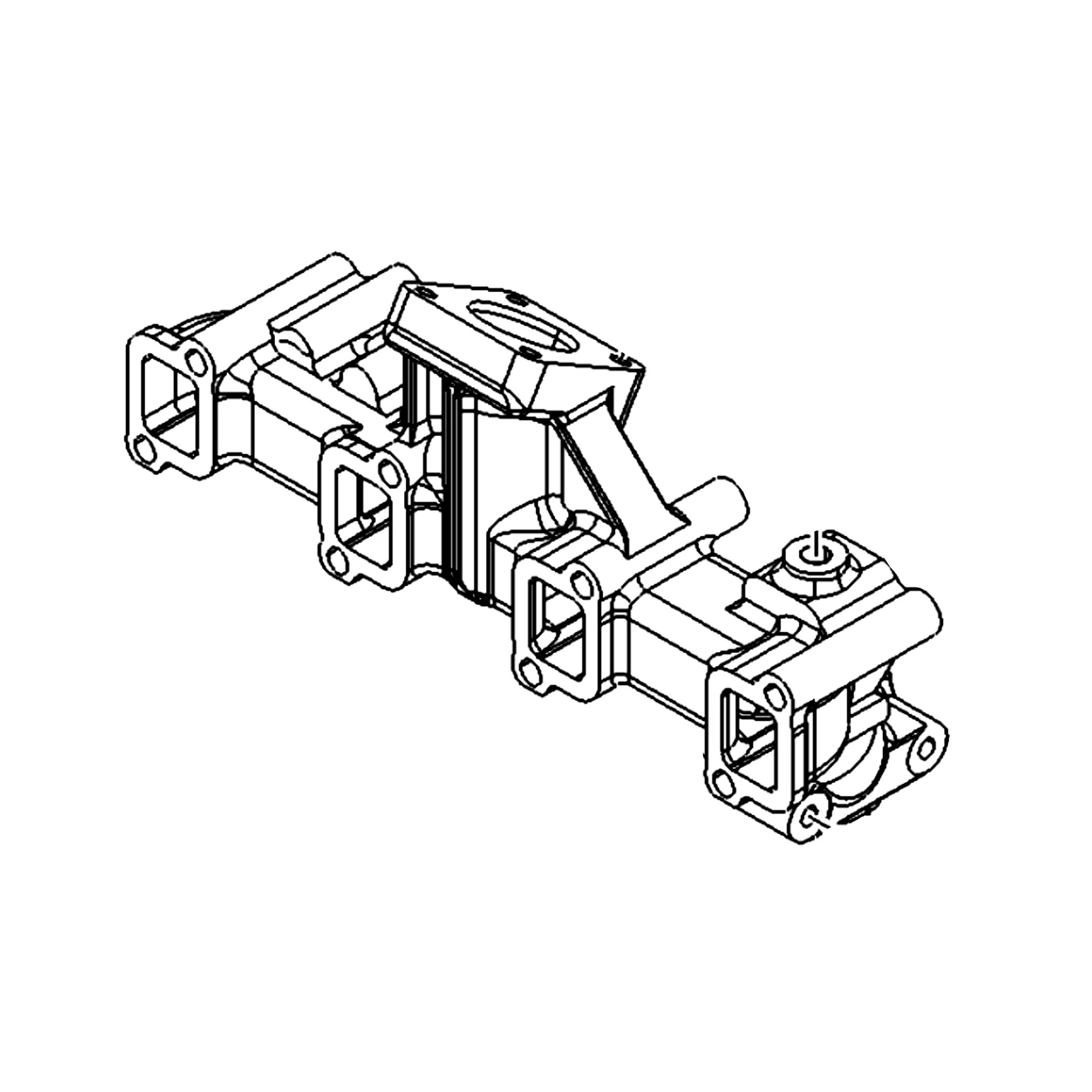 John Deere Exhaust Manifold - MIU802928