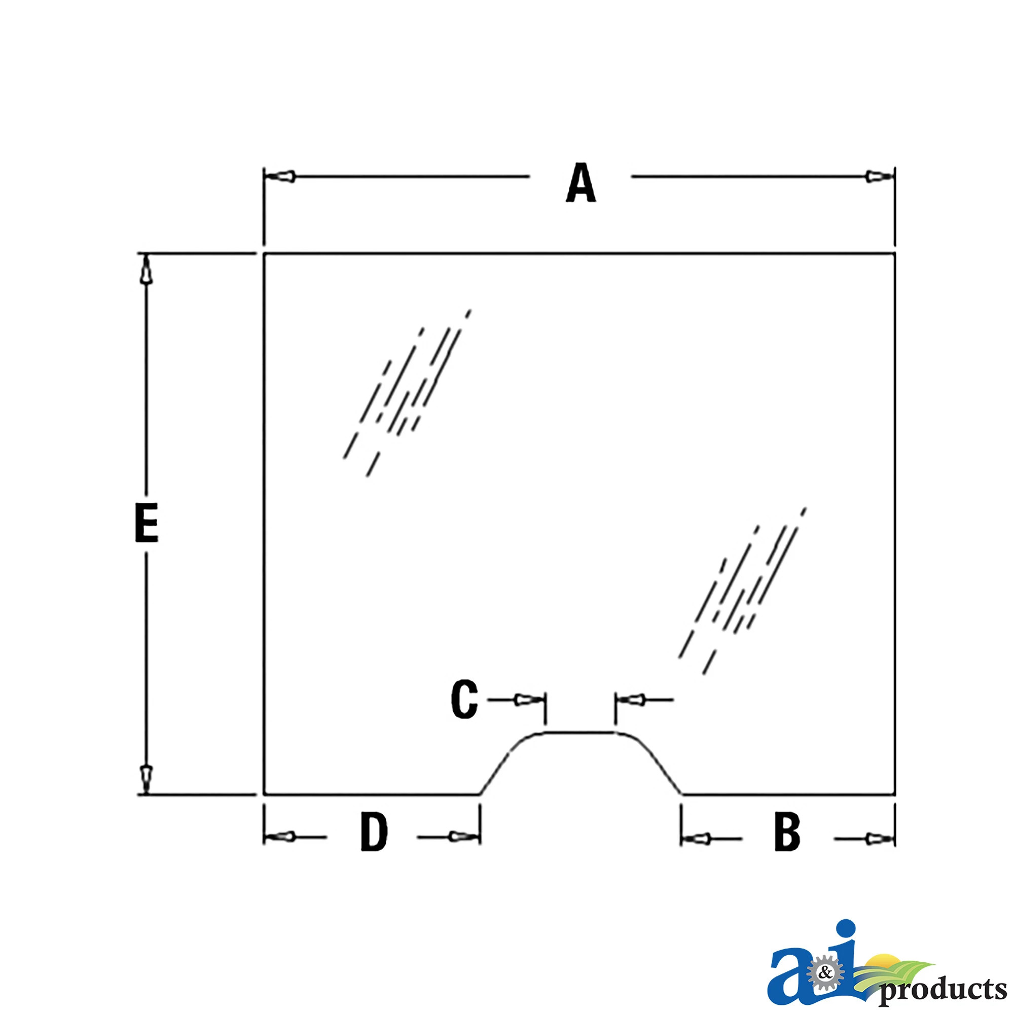 A&I Products Upper Windowpane - A-T191071