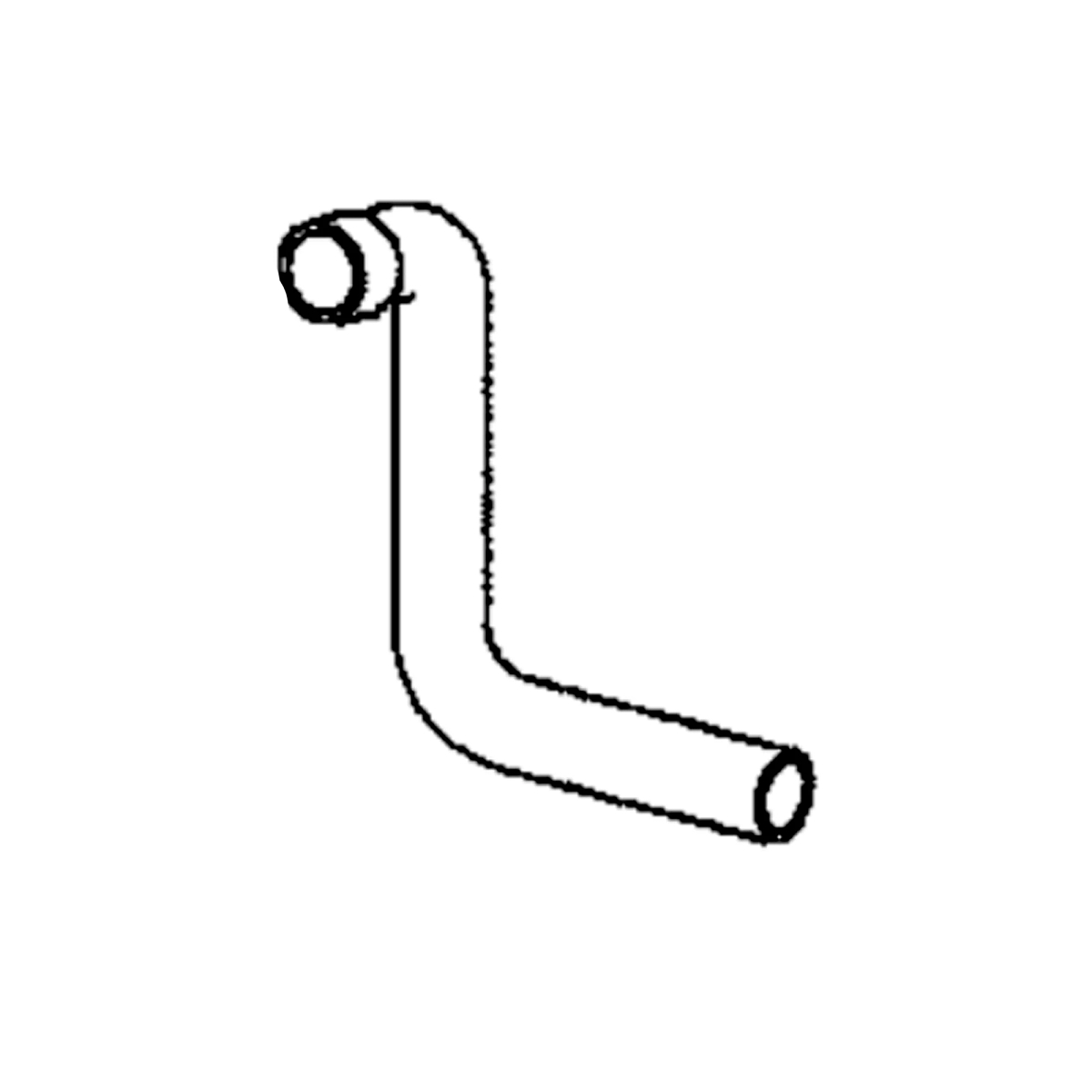 John Deere Radiator Lower Coolant Hose - R133010
