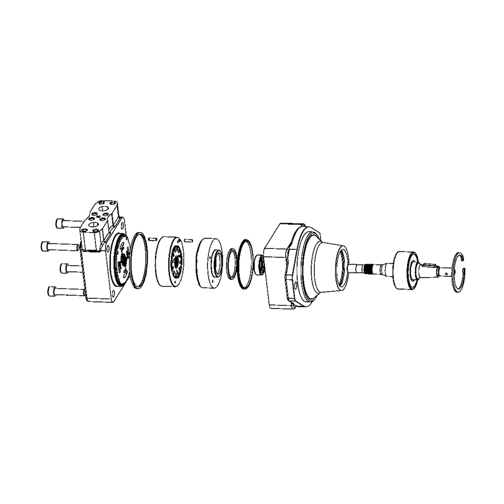 John Deere Fan Drive Hydraulic Motor - 4634936