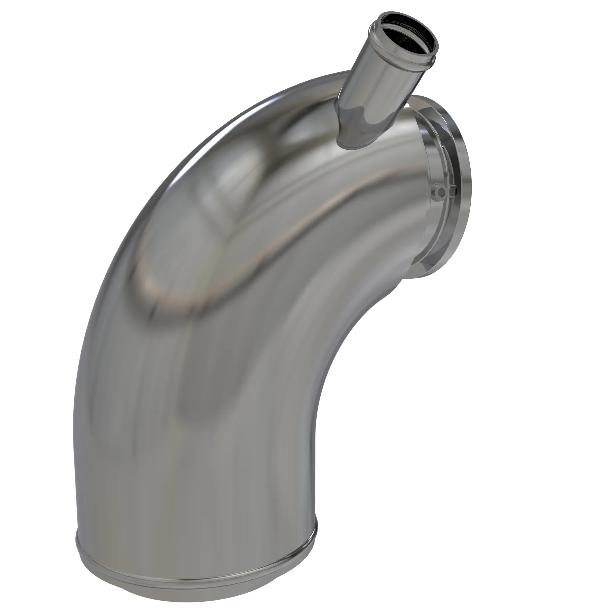 WET EXHAUST ELBOW,
5 INCH O/L, 1.25 INCH I/L