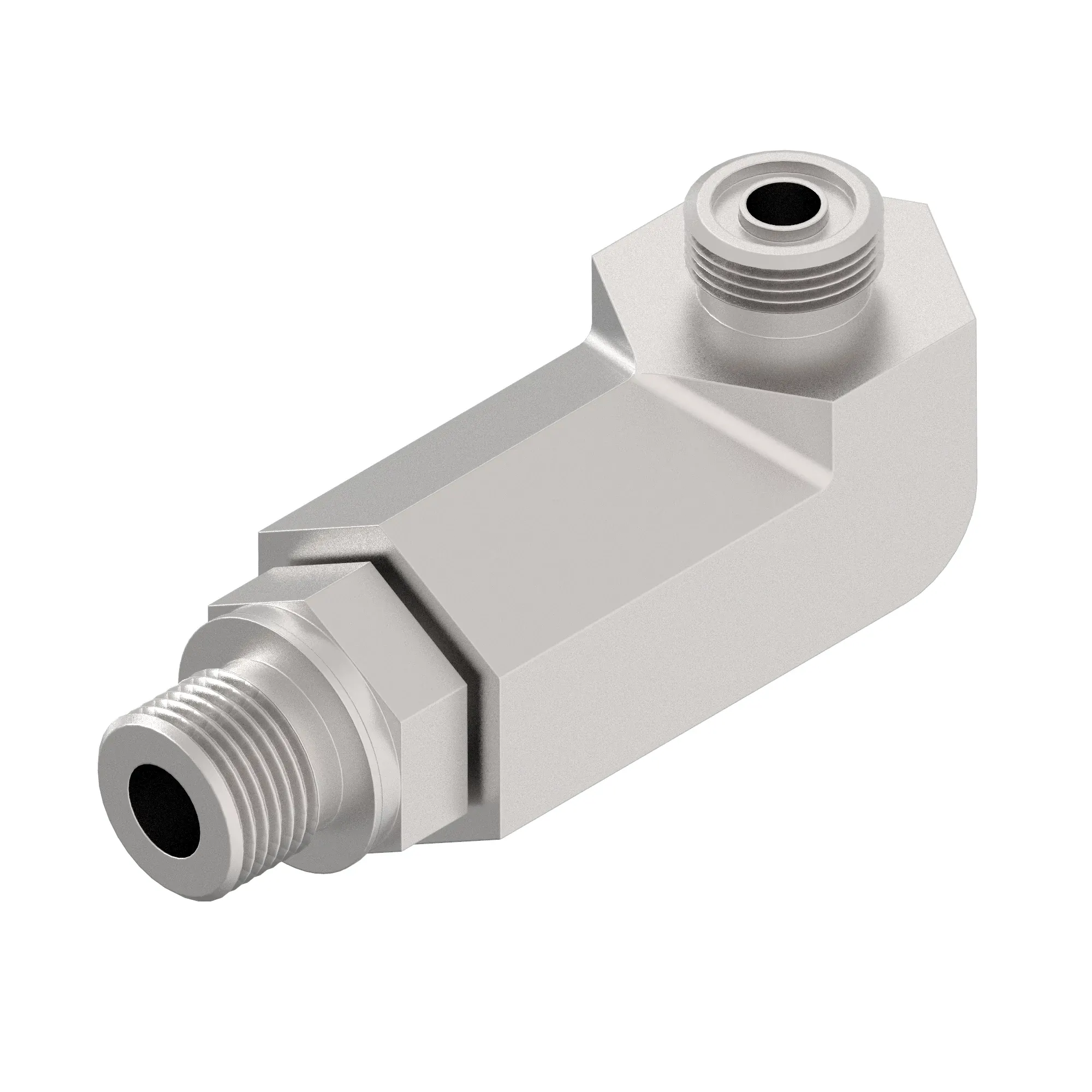 John Deere 90 Degree Adjustable Stud Elbow Adapter Fitting - 38H5393