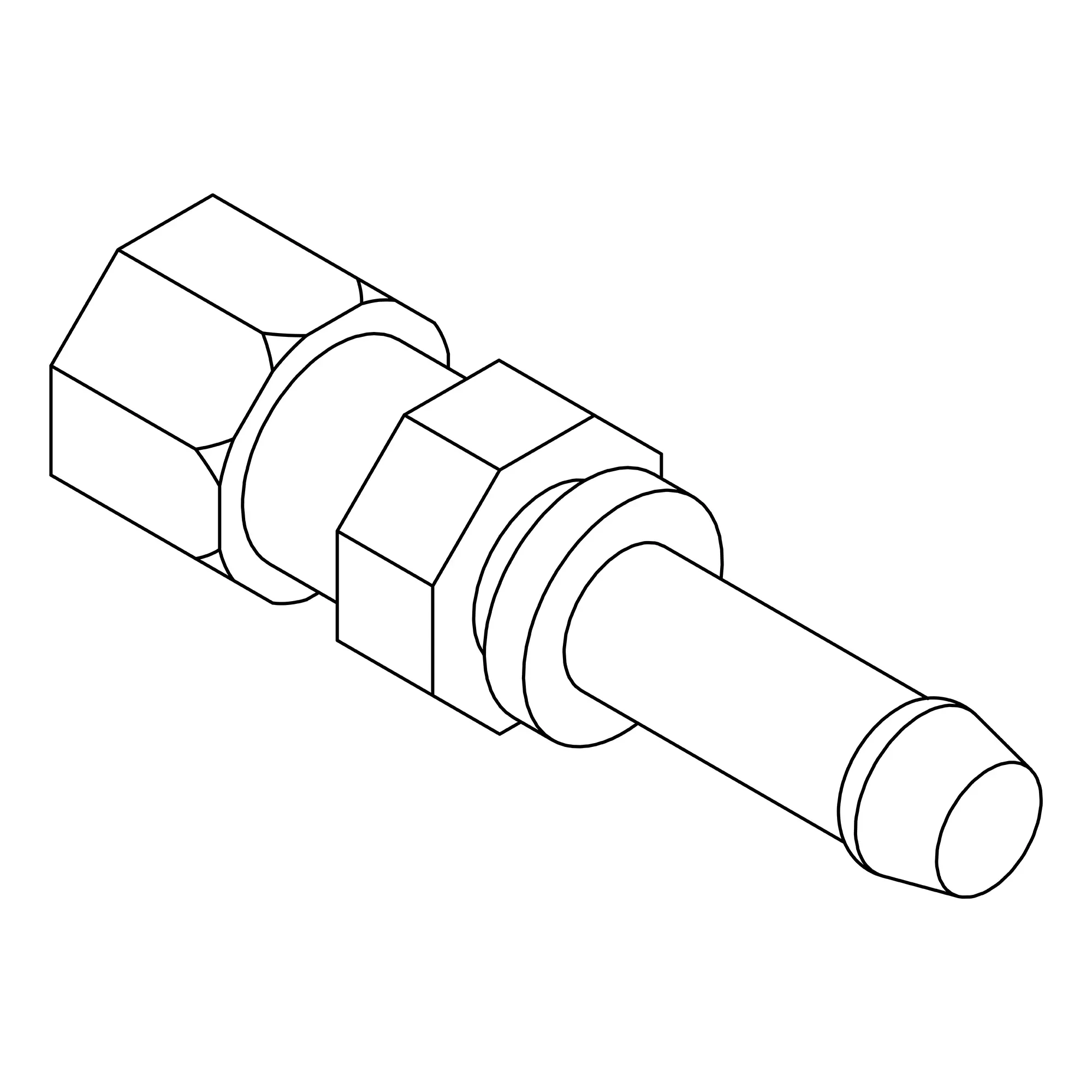 Fitting - Adapter HYD - Al