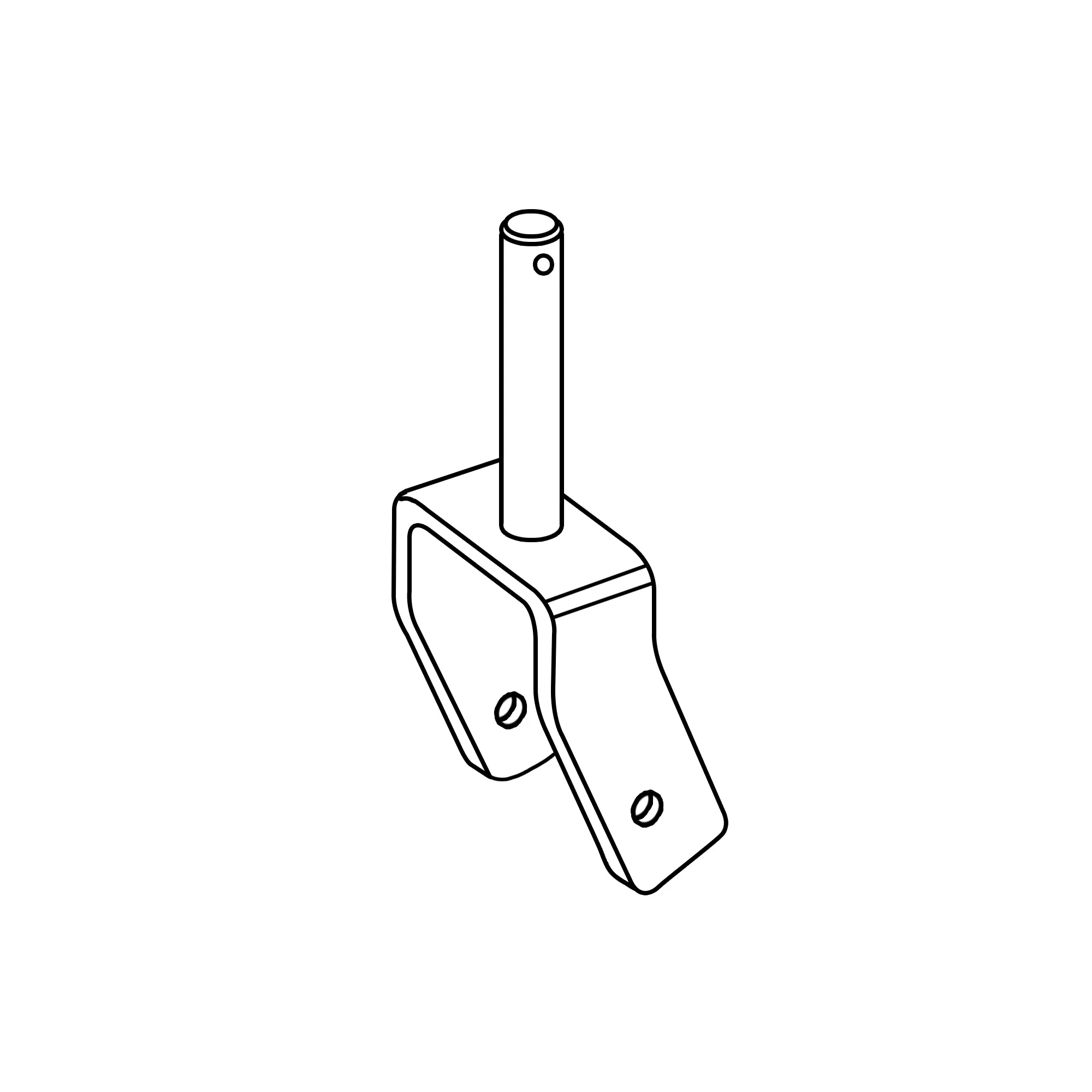 John Deere Welded Caster Arm - AM100413