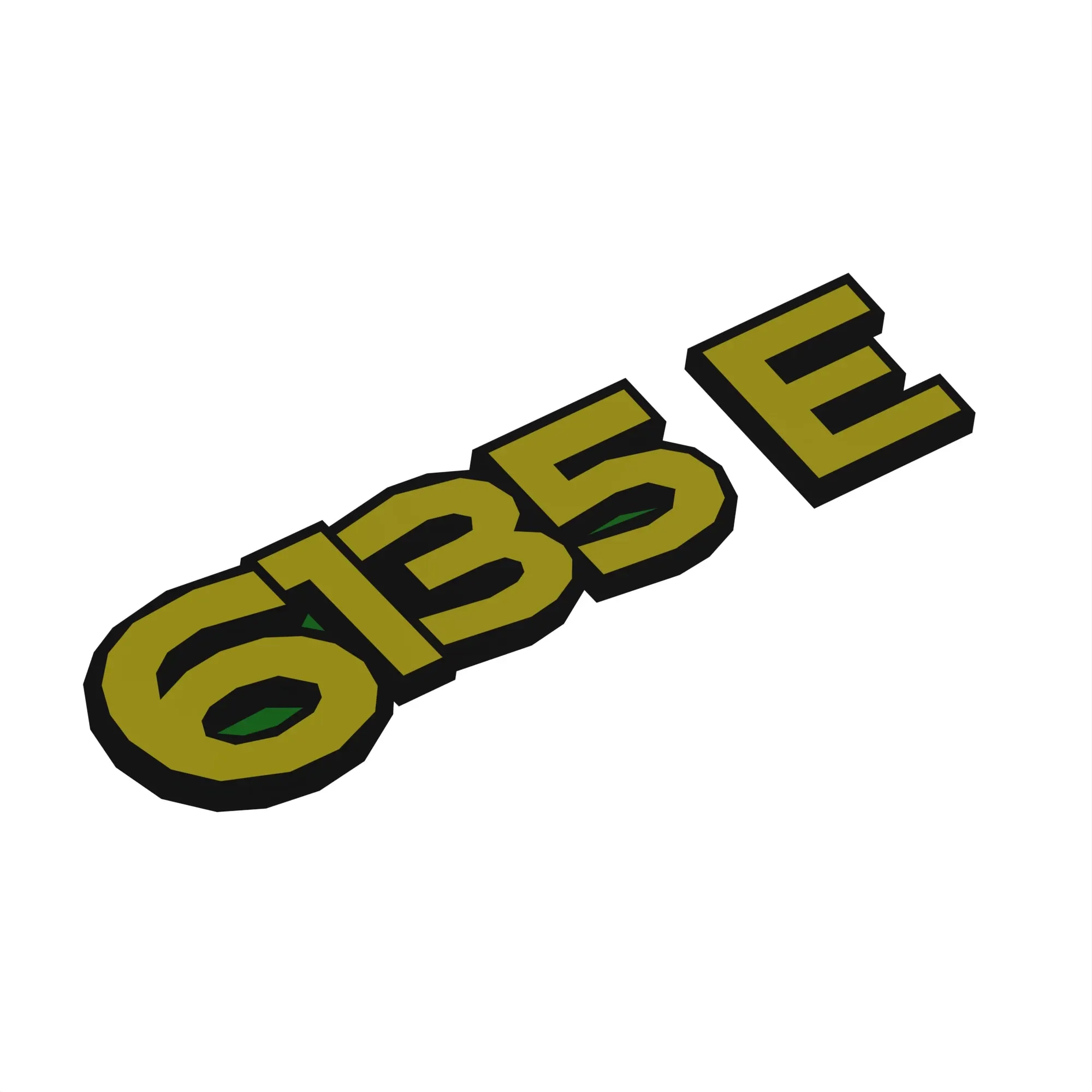 John Deere 6135E Decal Label, Right Side - SU43941