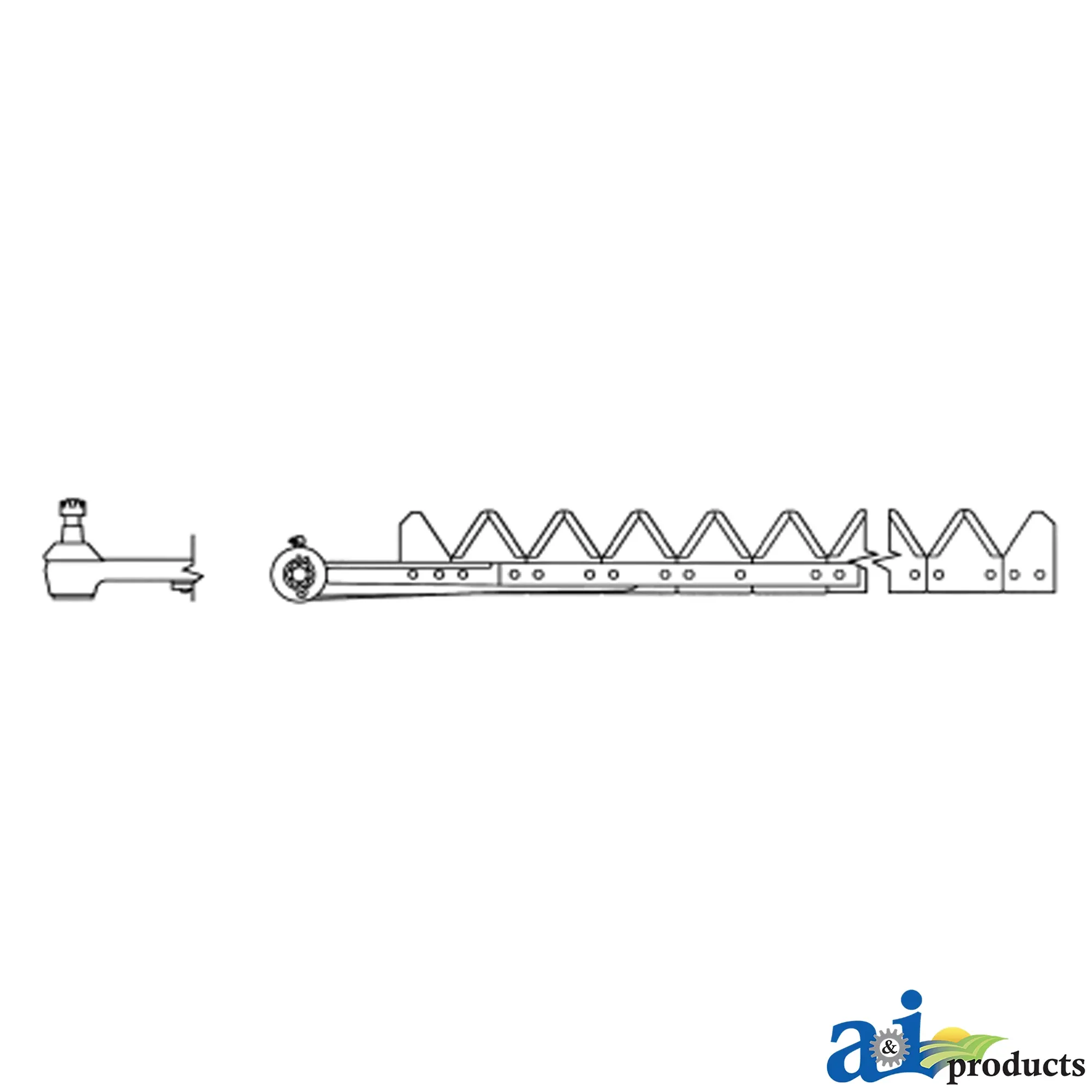 A&I Products Cutterbar Sickel Assembly - A-800-311