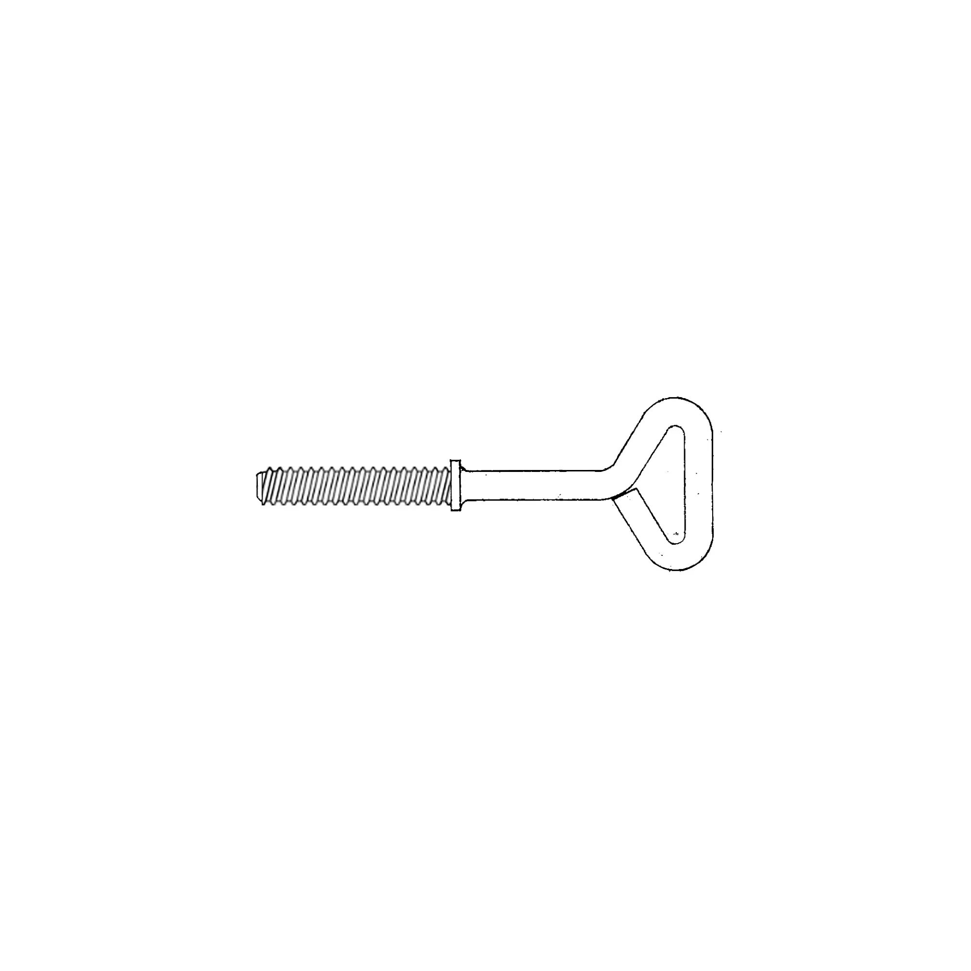John Deere Wing Screw, 5/16" X 4-9/16" - R28633