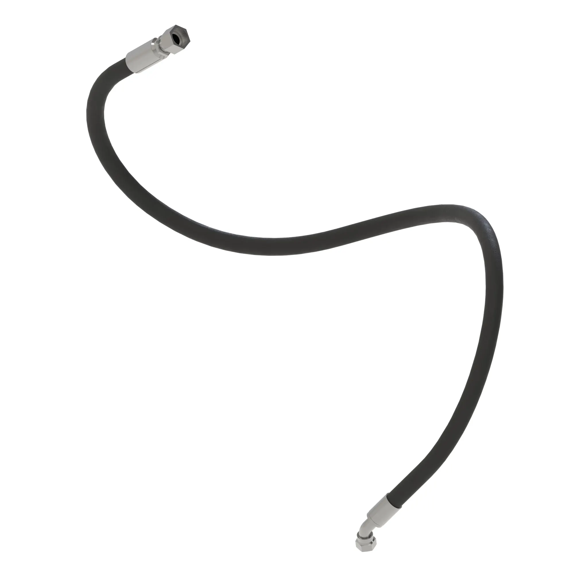 John Deere Elevator Drive Motor Hydraulic Hose - AXT22873