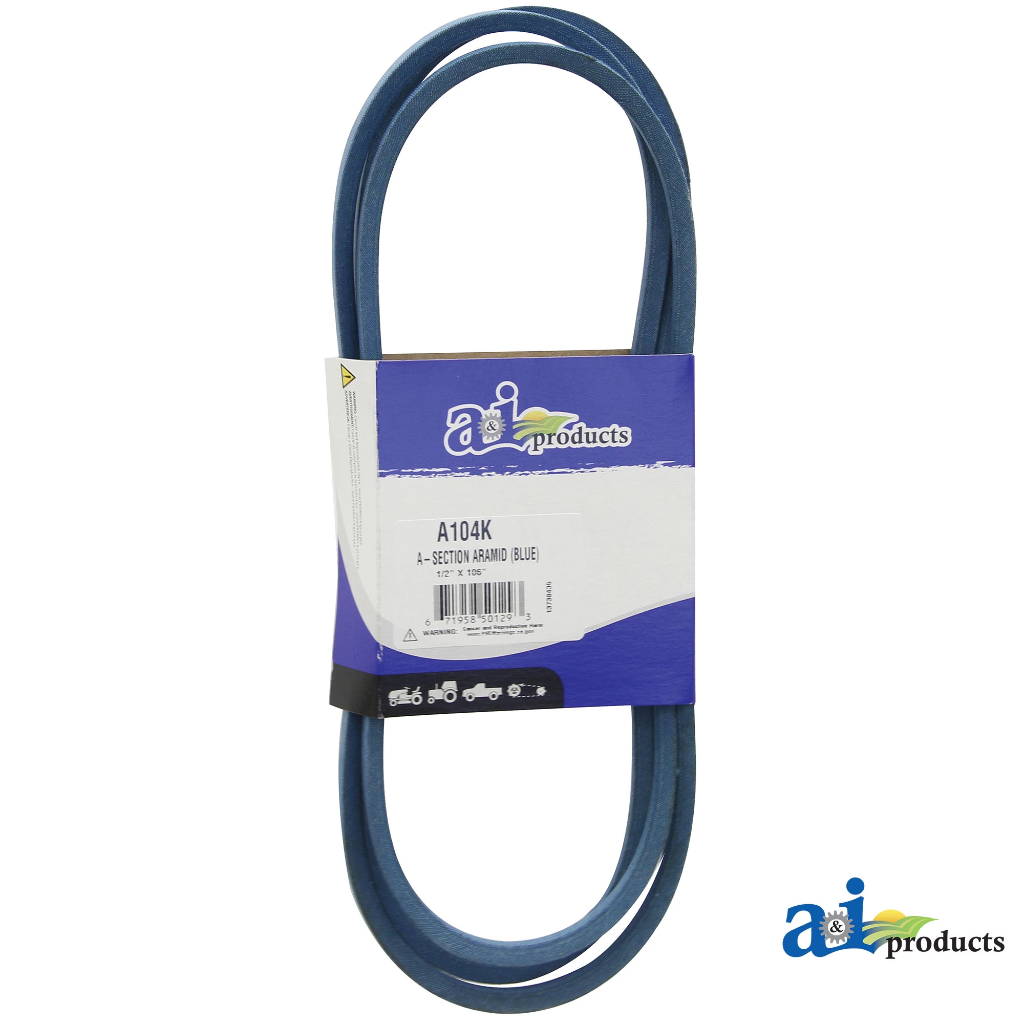 ⚙️ A-A104K: Correa Trapezoidal, Longitud Efectiva 2692,4 Mm (106