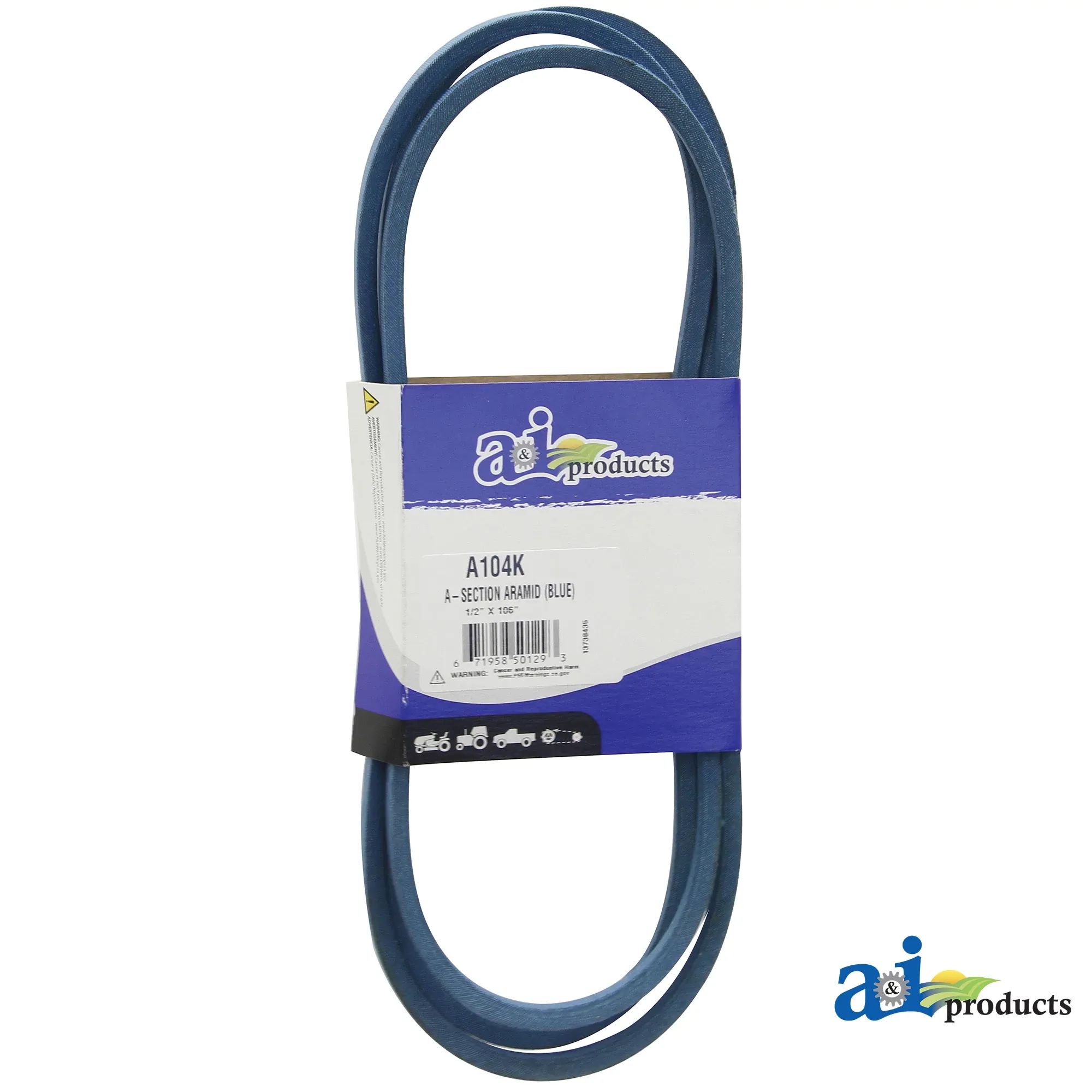A&I Products V-Belt, Effective Length 2692.4 mm (106 inch) - A-A104K