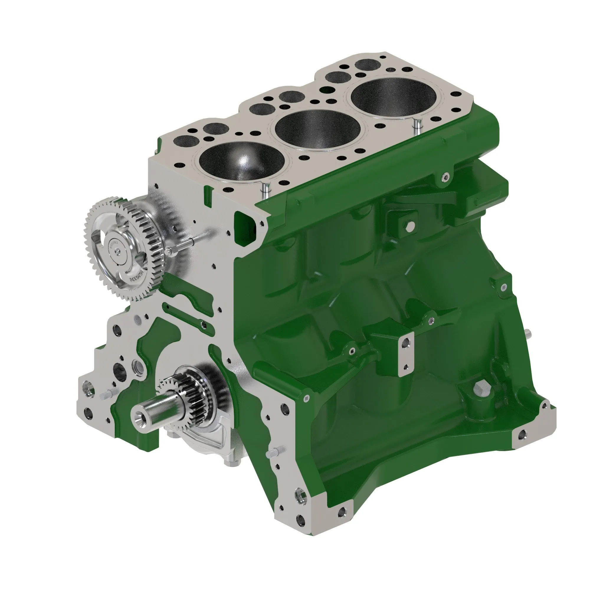 John Deere Short Block Assembly, T 3 - DZ10509