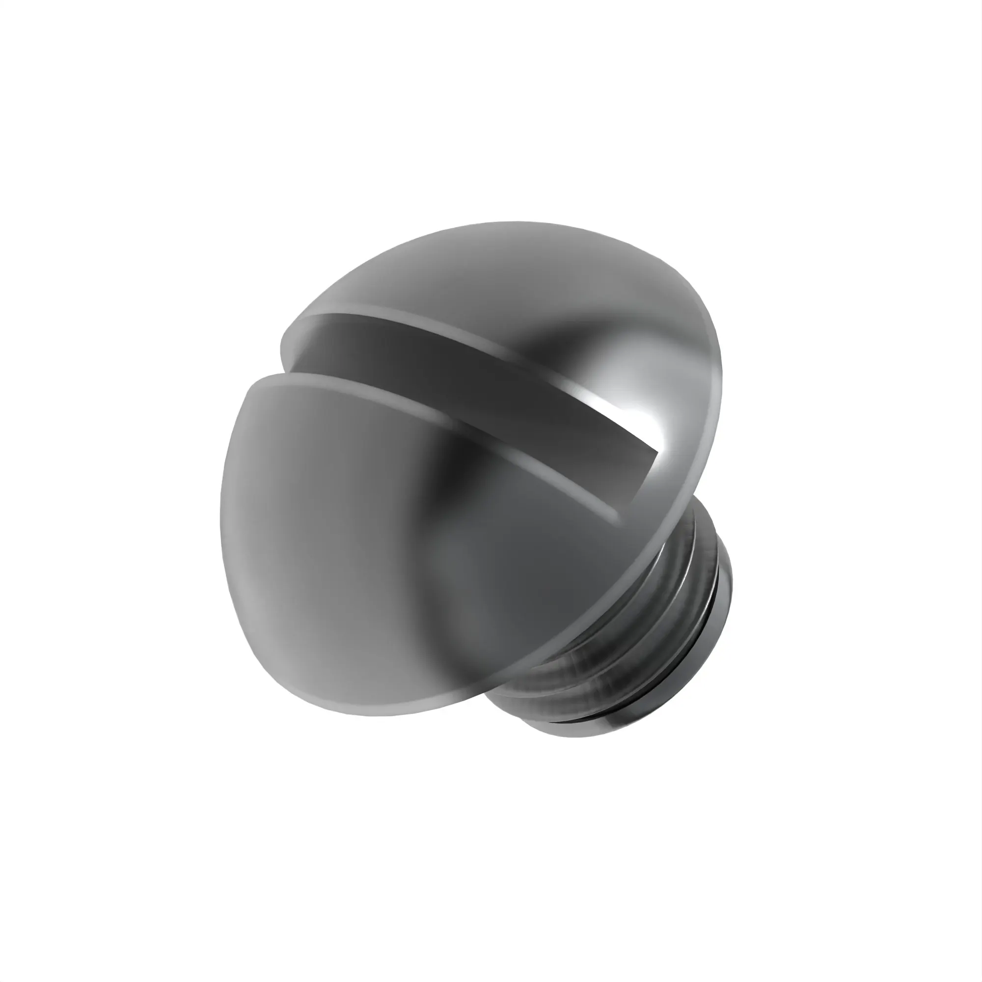 SCREW, MACH, SLOTTED ROUND HEAD