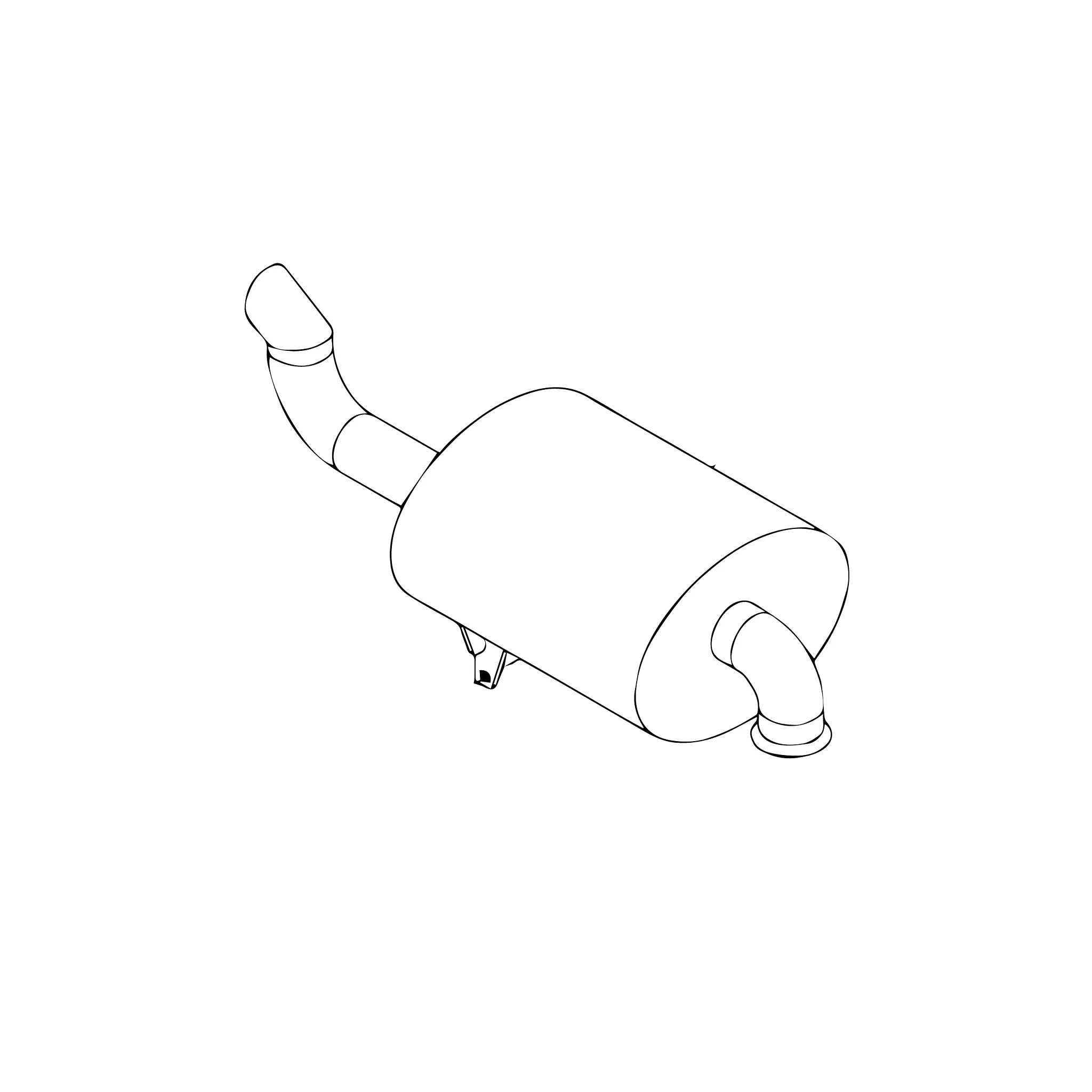 John Deere Muffler - KV18349