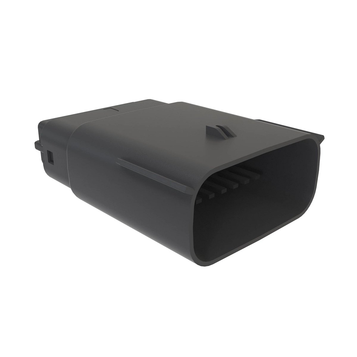 Conn Molex MX150 16W Fs Blk Plstc
