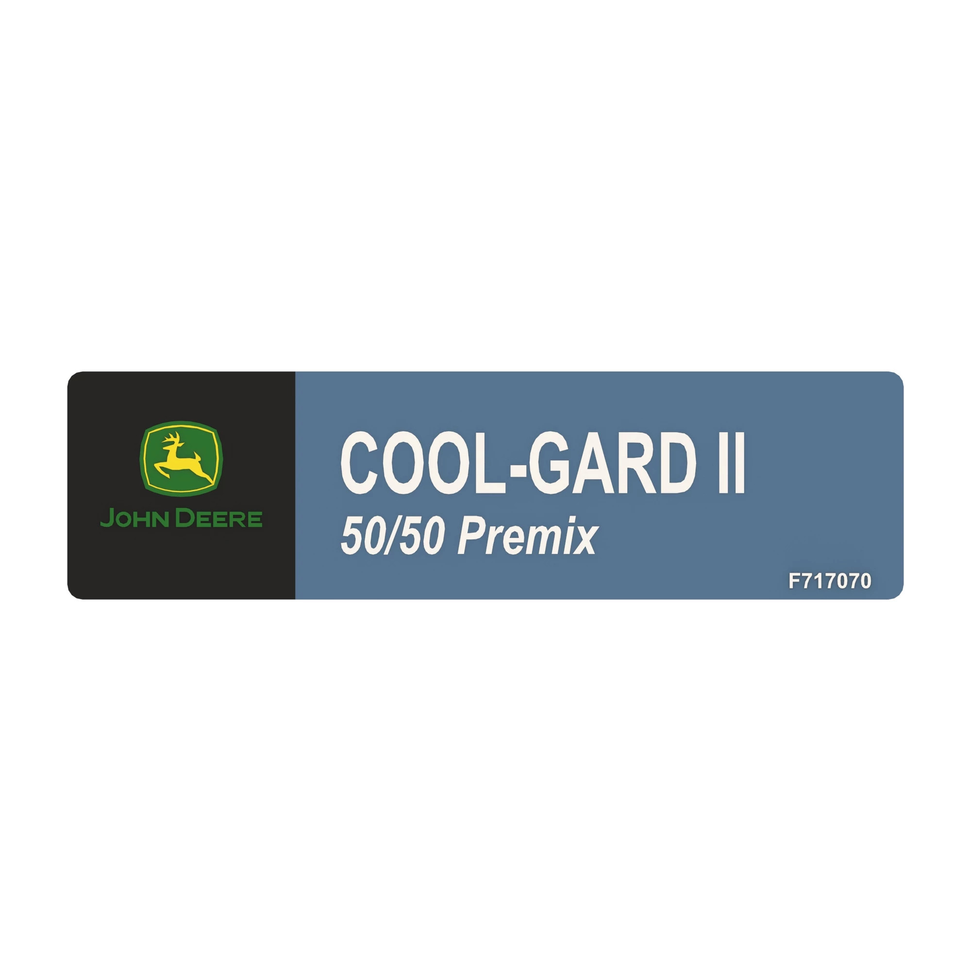 John Deere John Deere Coolant Label - F717070