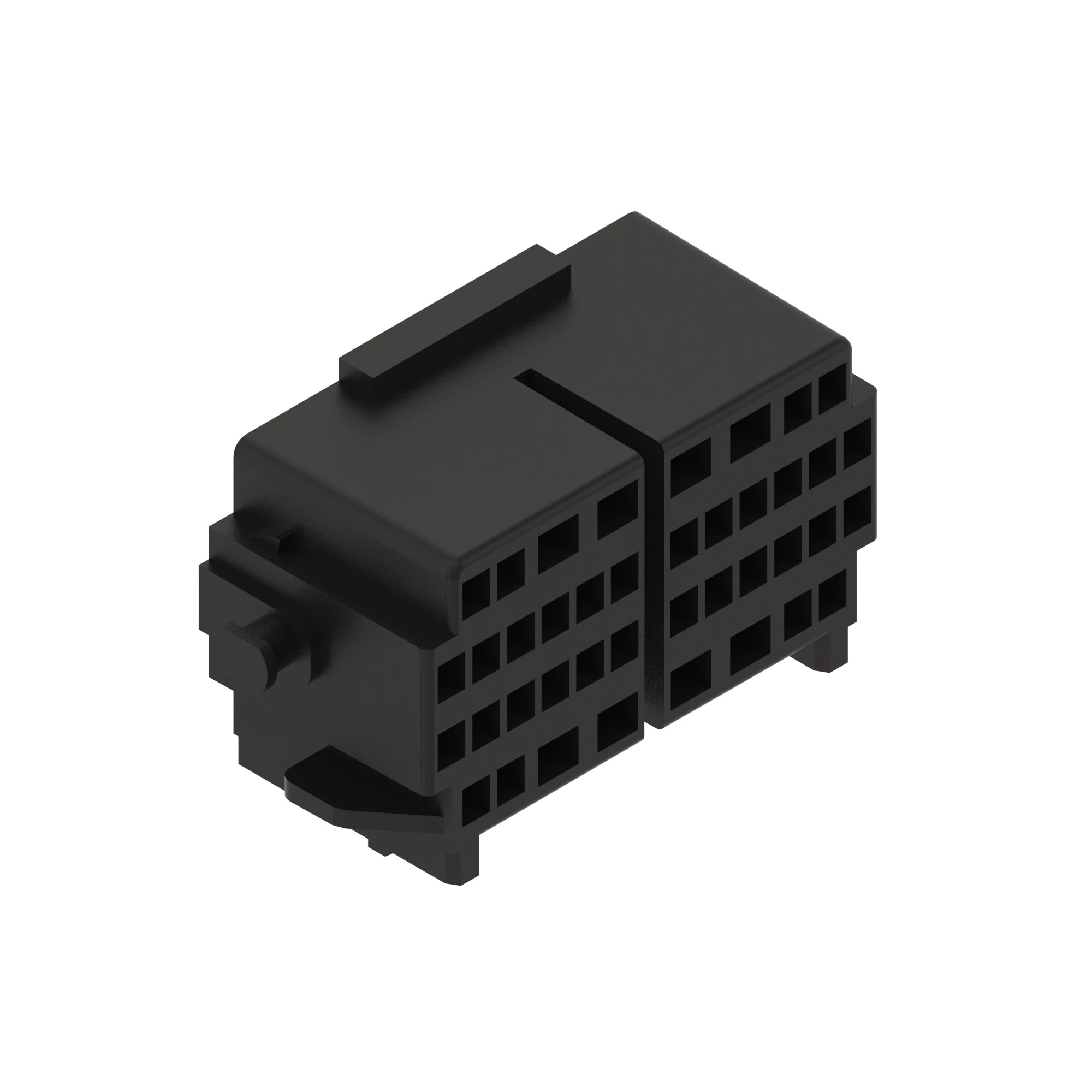 CONN DELPHI GTMIXED 40W F BLK PLSTC
