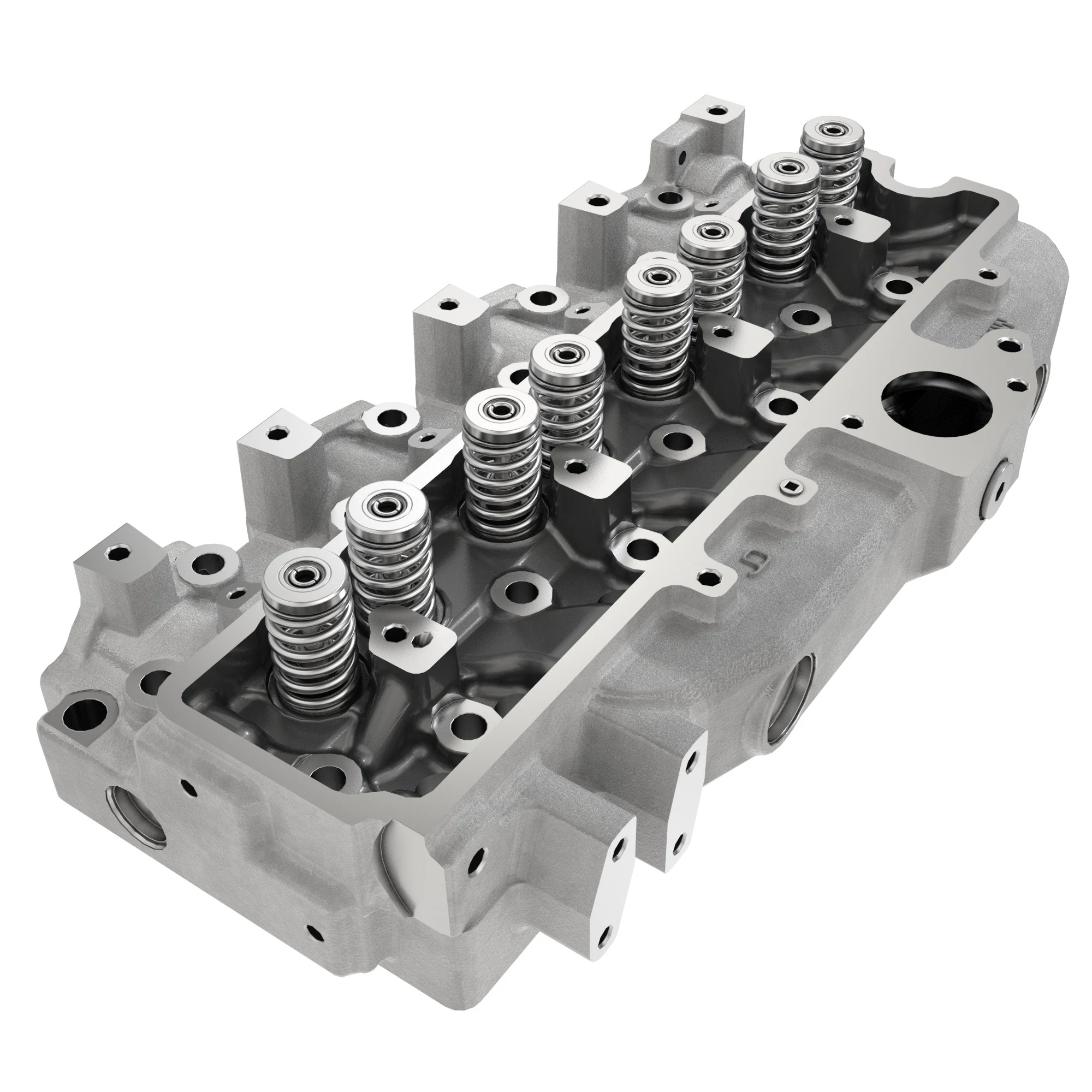John Deere Cylinder Head with Valves - RE57234