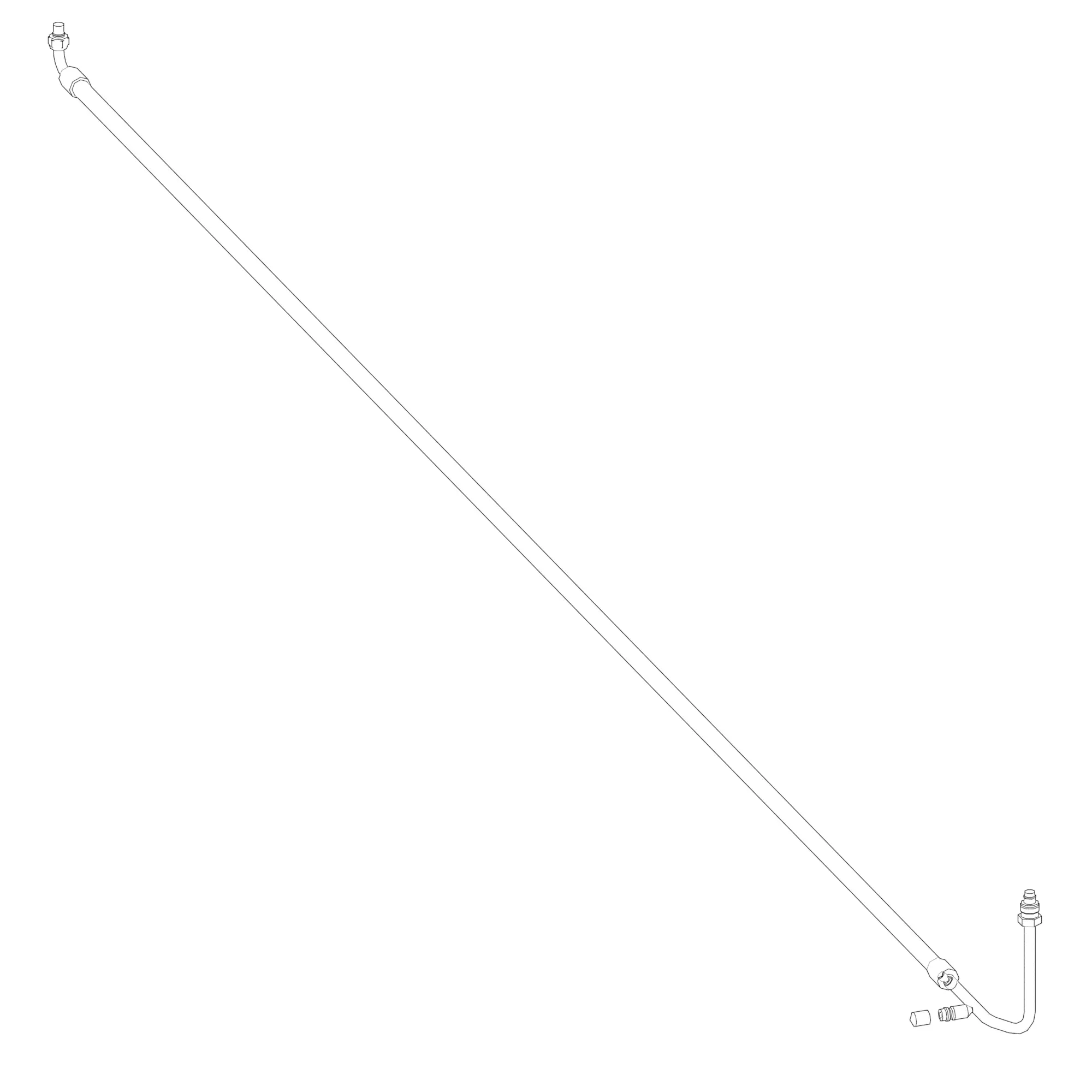 John Deere High Pressure Refrigerant Hose - AT280630