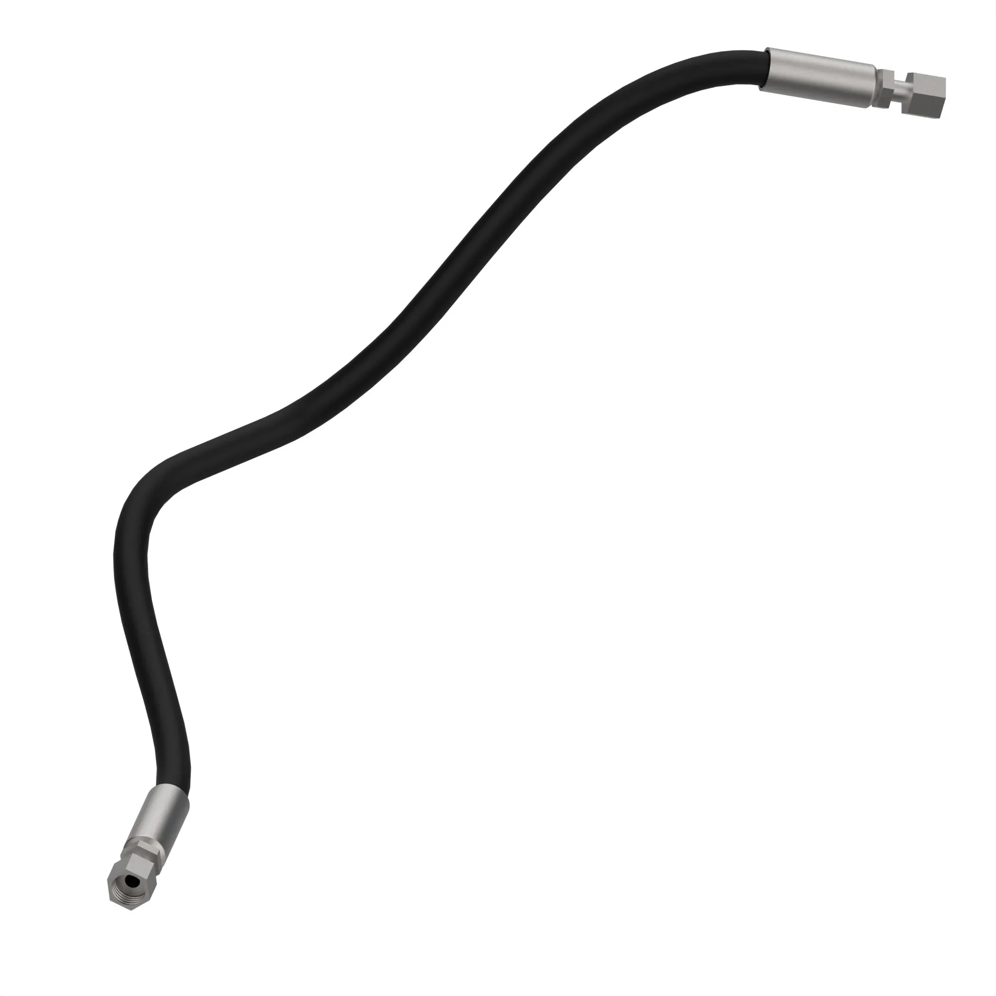 John Deere Side Knife Lift Cylinder Fabricated Hydraulic Hose - AXT12703