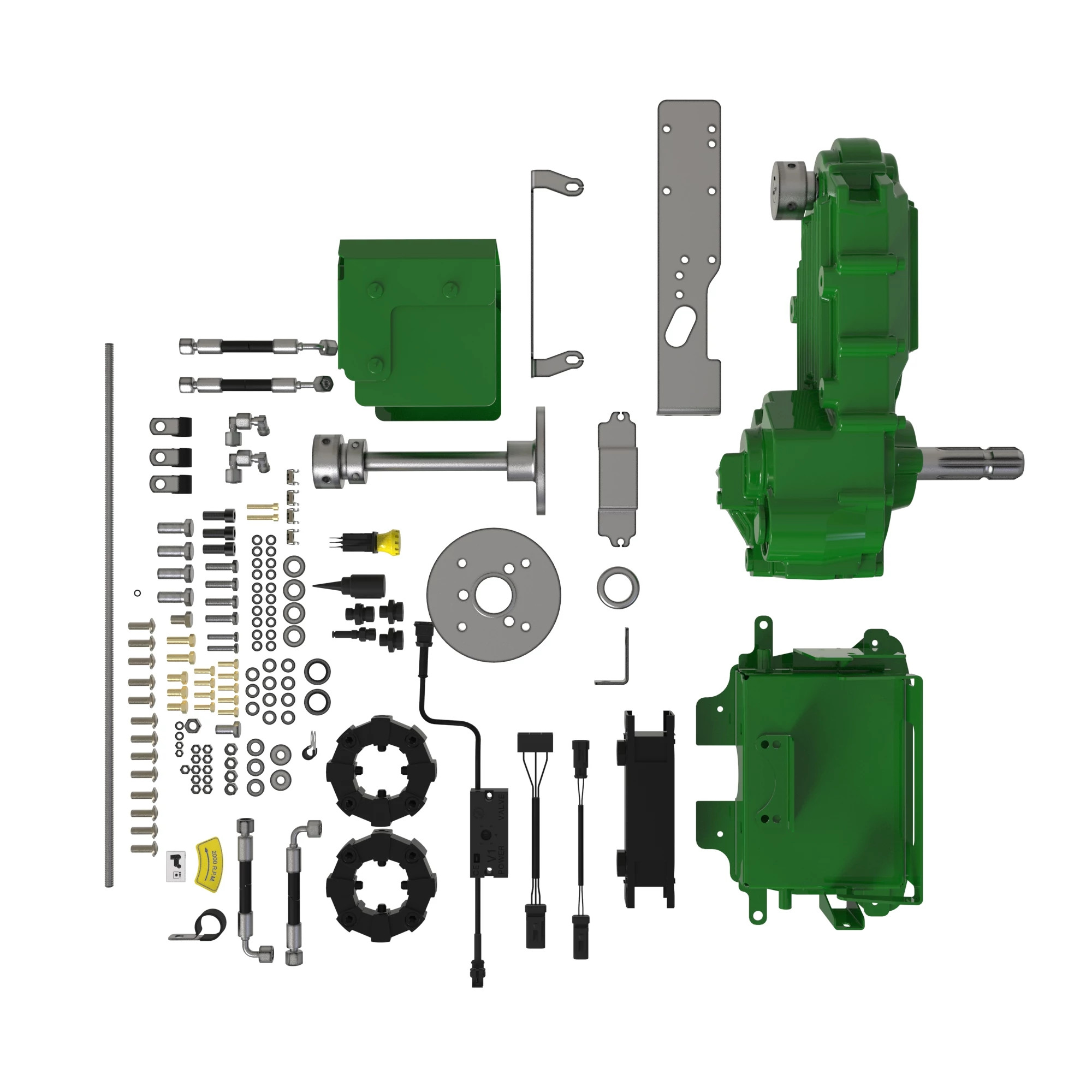 BLV11001: Front PTO Hitch Attachment (Engine Driven), 2000 RPM CCW ...
