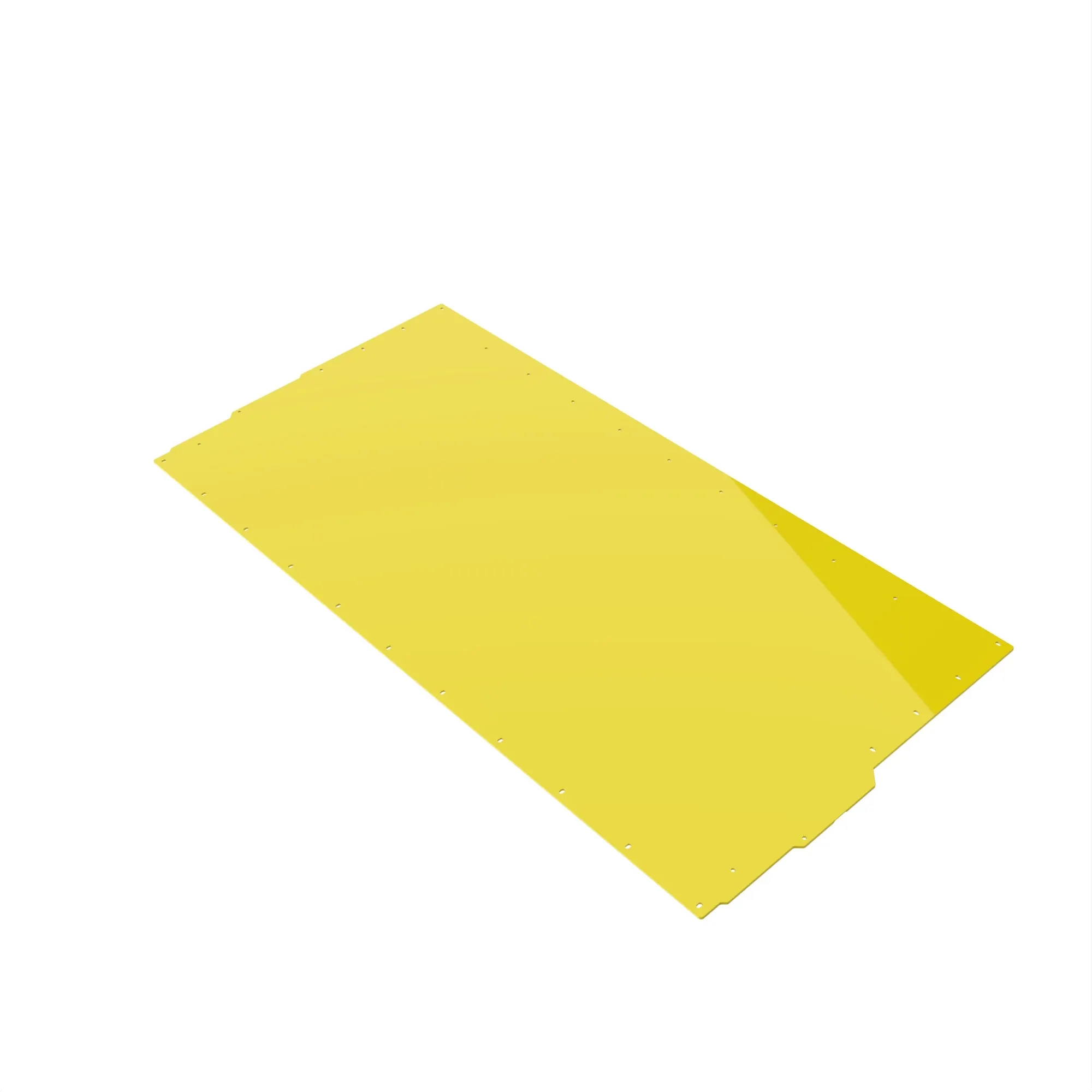 John Deere Draper Platform Center Feed System Skid Plate - HXE16408