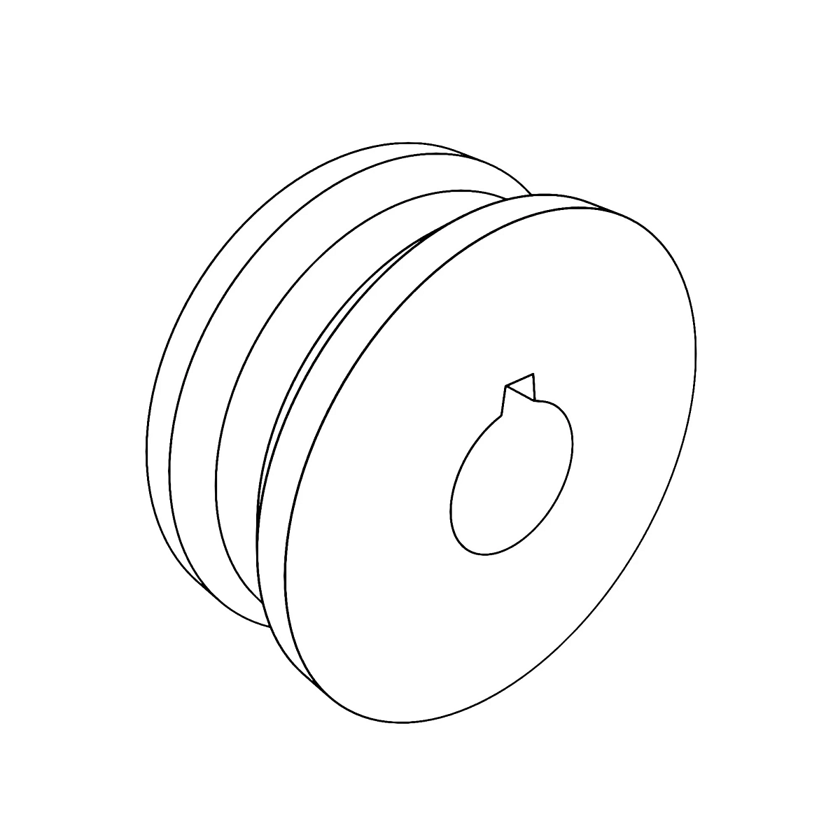 Sheave-Drive 3.25 OD X .625 ID