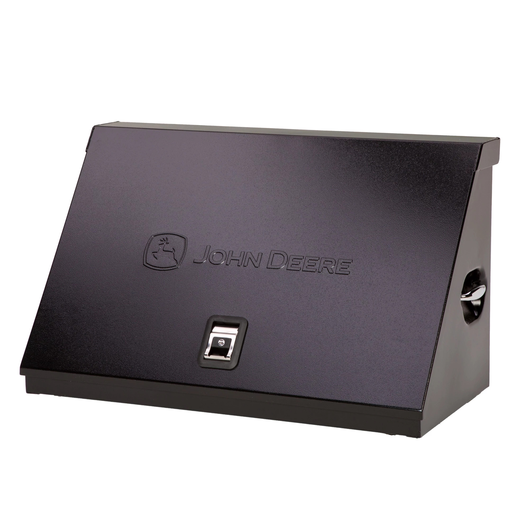 36-in. Triangle Toolbox; black powder-coated, textured finish