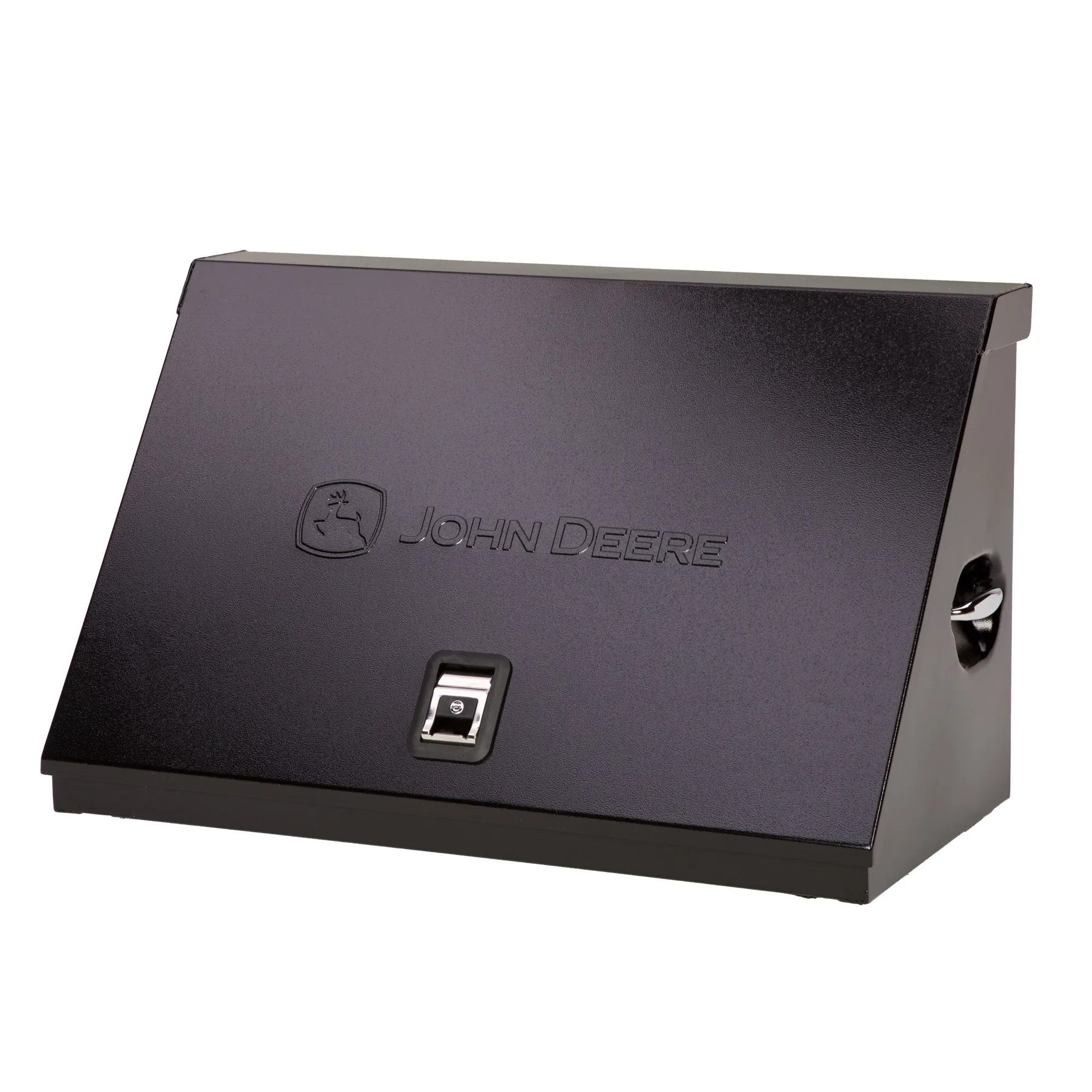 36-in. Triangle Toolbox; black powder-coated, textured finish