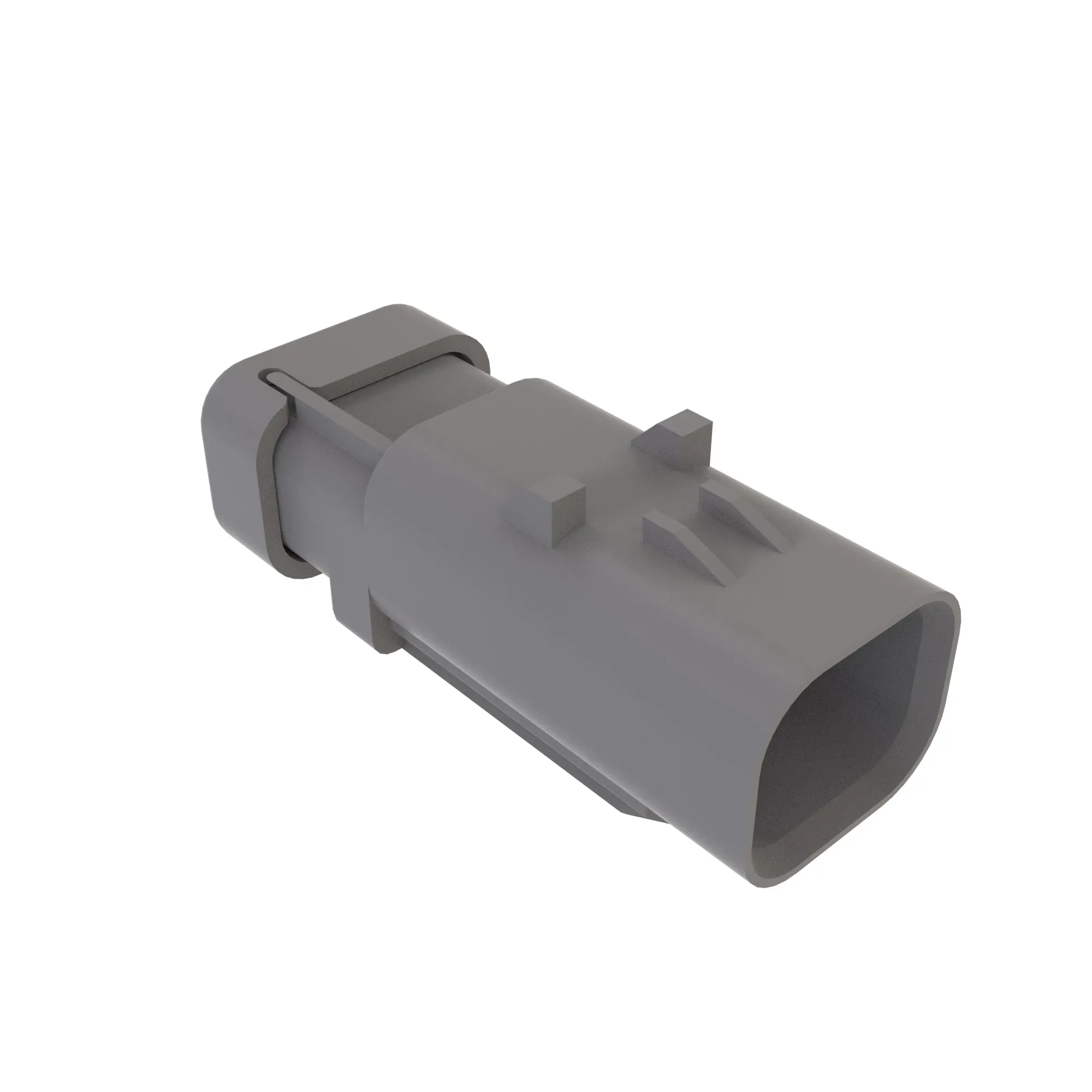 TYCO AMPSEAL16 2W PIN SLD GRY PLSTC