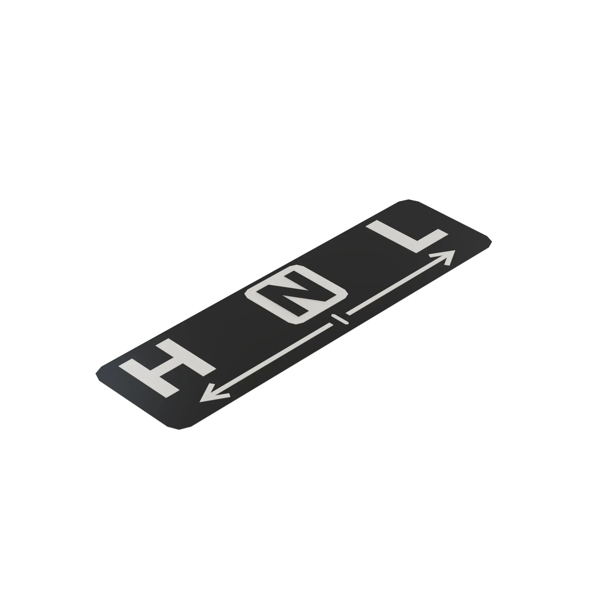 John Deere Range Shift Control Label - LVU30770