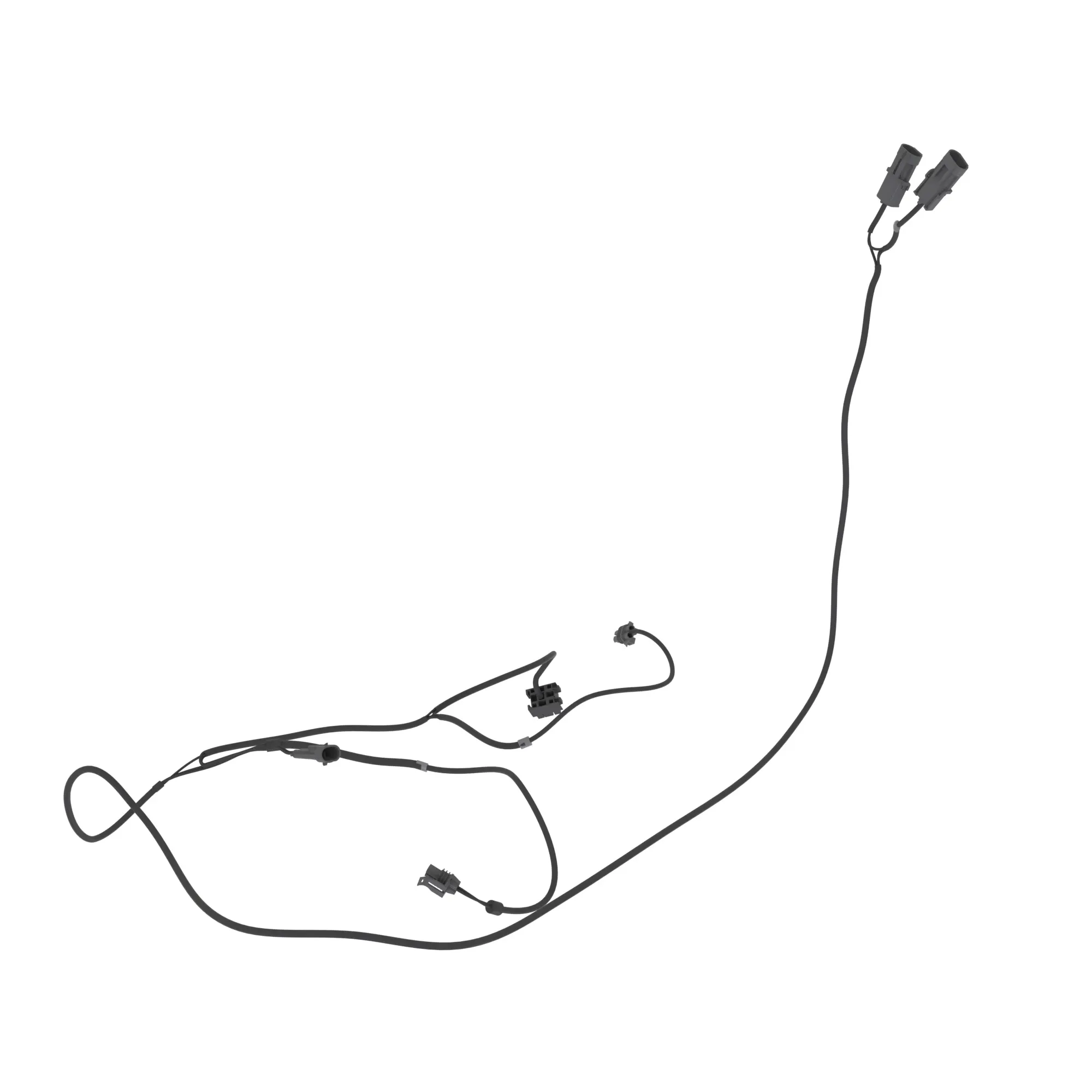 John Deere Back-up Alarm and Reverse Lights Wiring Harness - AL206185