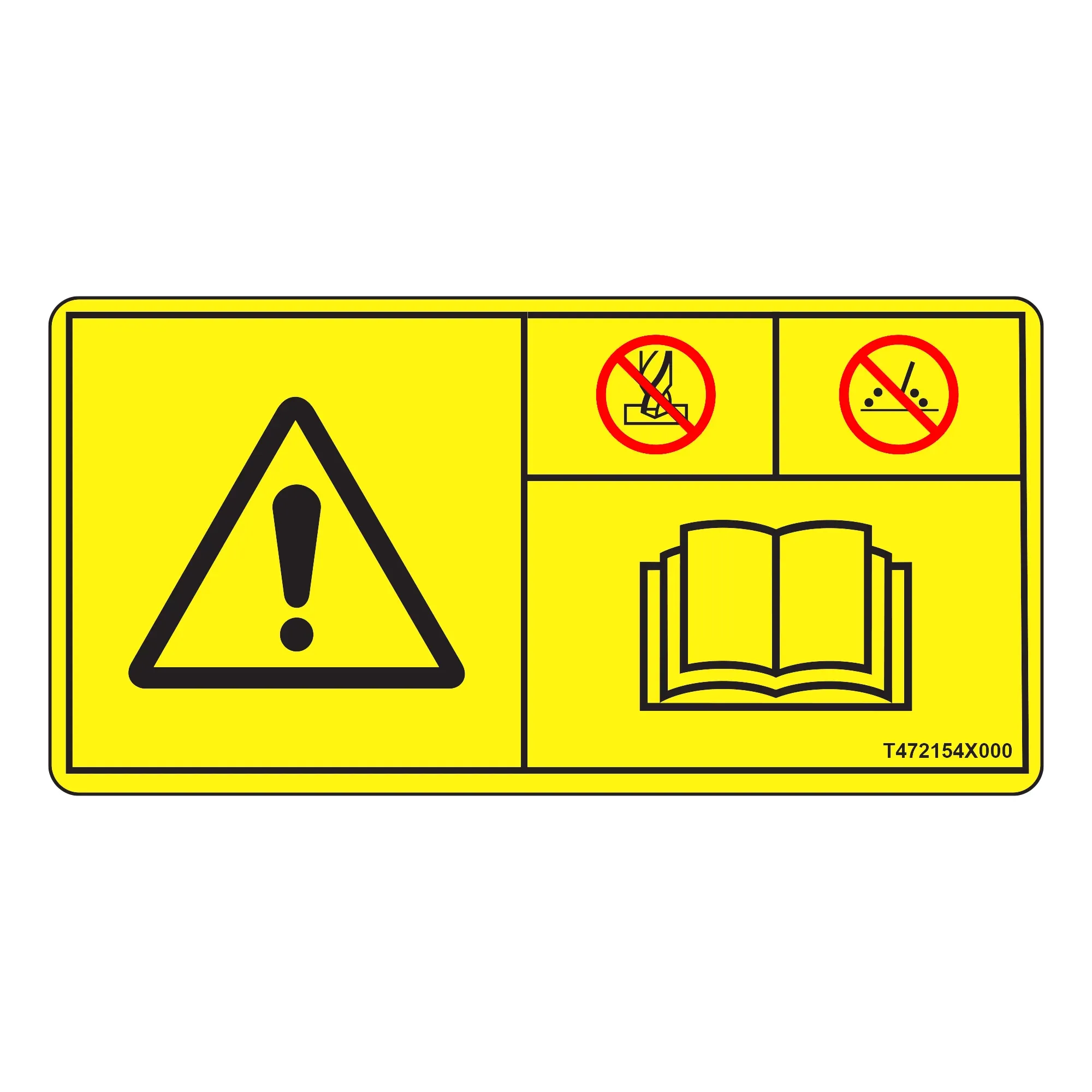 Label, No Text, Horizontal Config