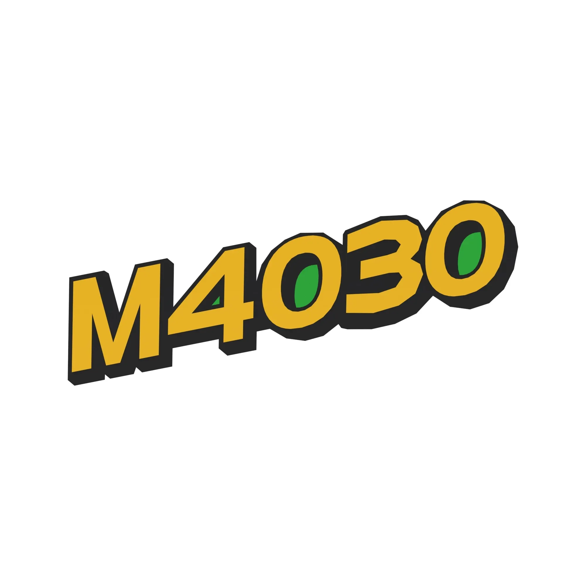 John Deere M4030 Label, Left Side - KK37666