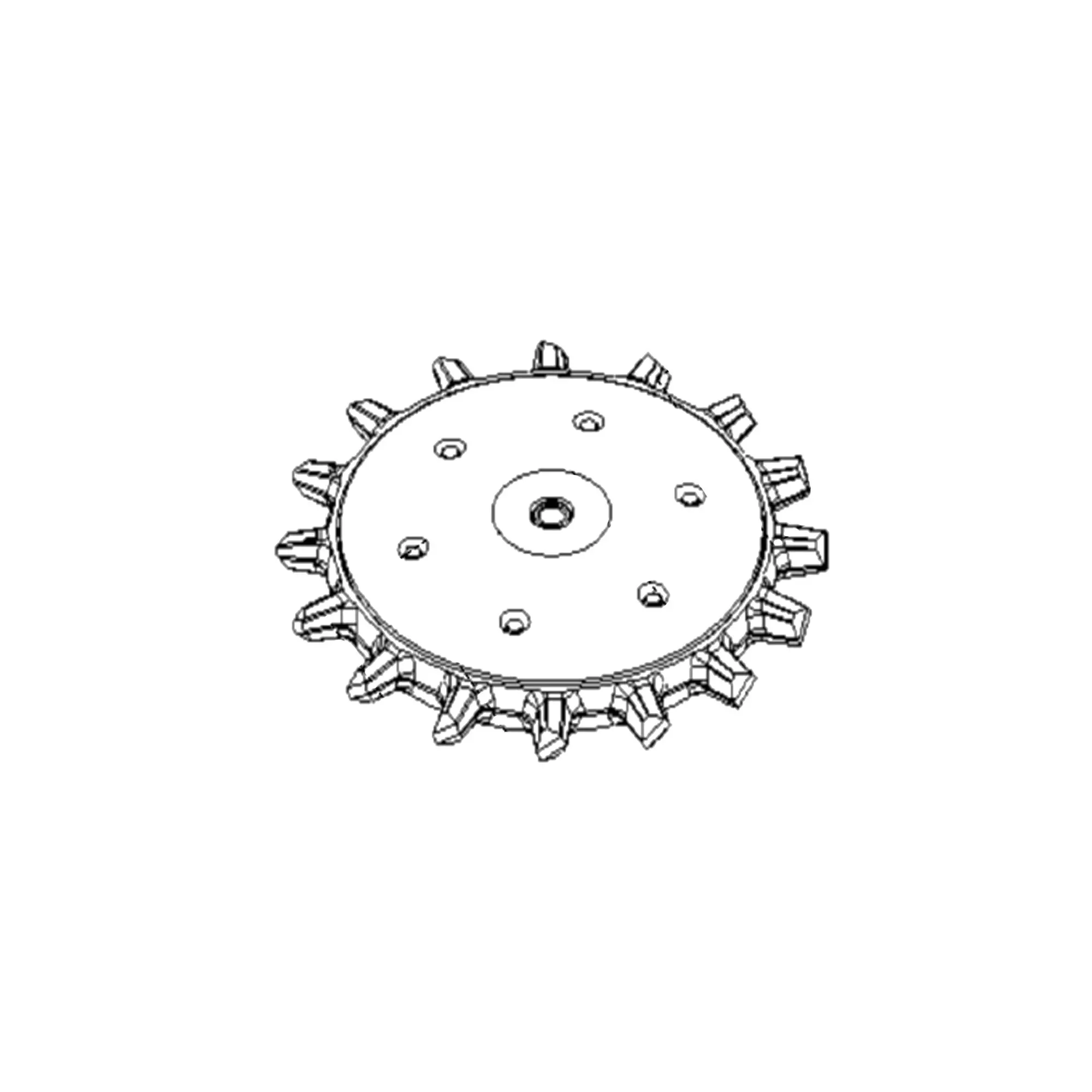 John Deere Yetter Closing Wheel, Left Side - AA108890
