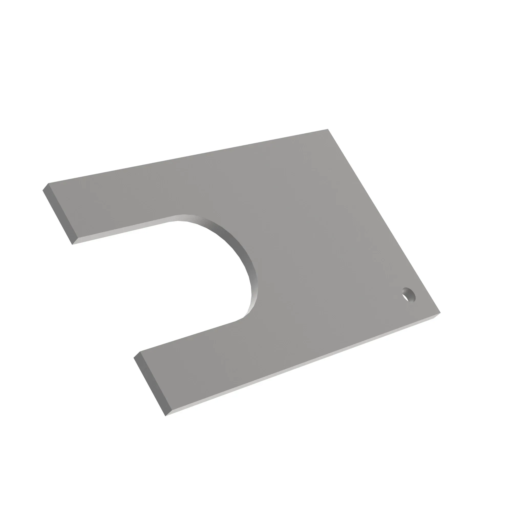 John Deere Rectangular One Slot Shim, 4.0mm - T454486