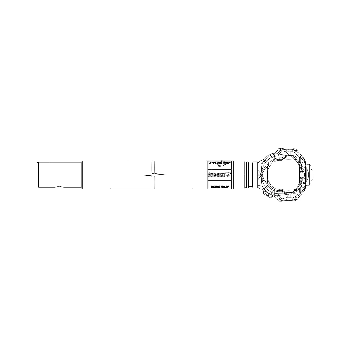 Yoke With Tube, Yoke and Tube Front